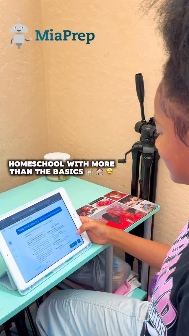 MiaPrep Learning Facebook ad: My high schooler is officially in her MiaPrep…