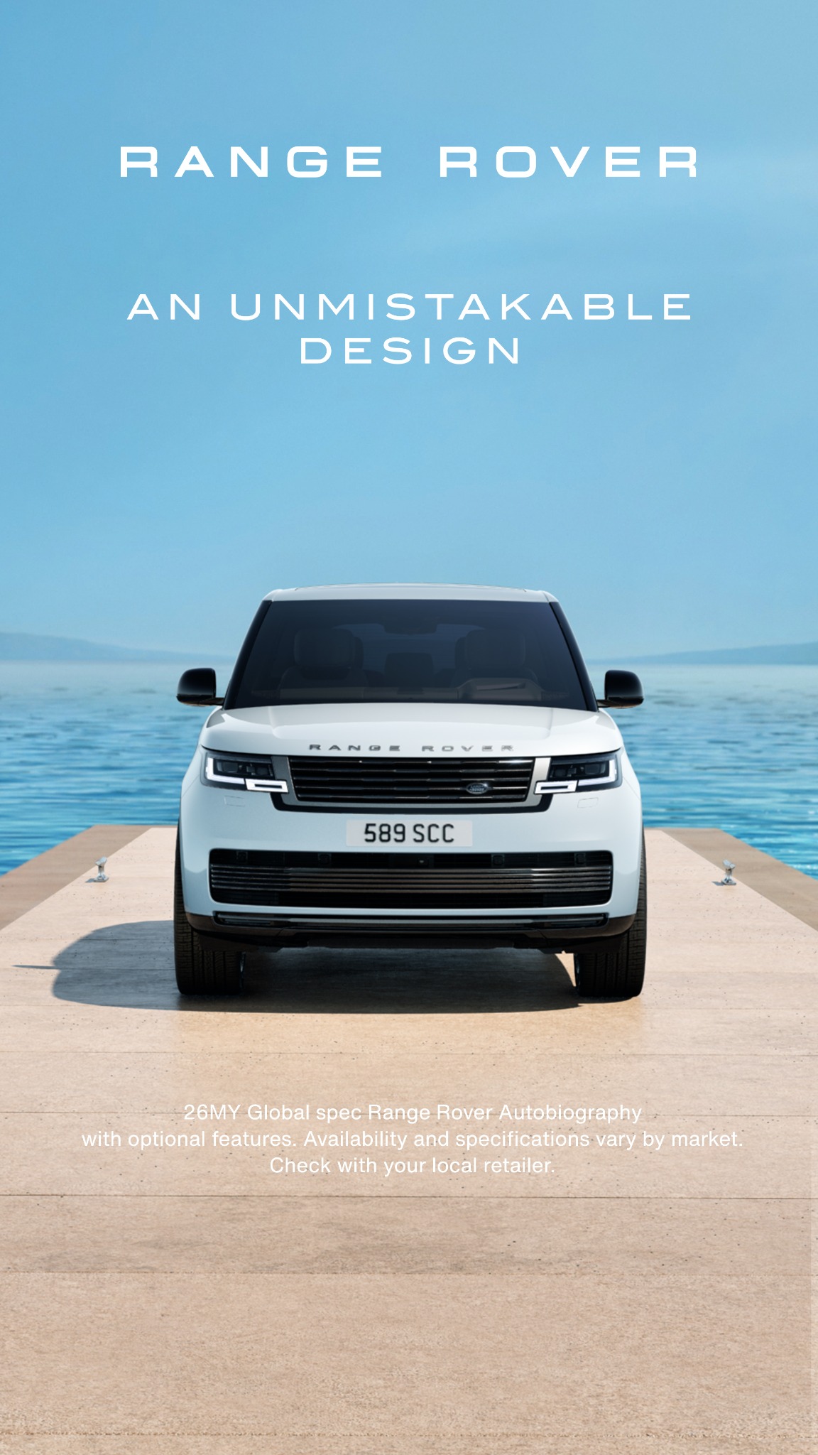 Range Rover Facebook ad