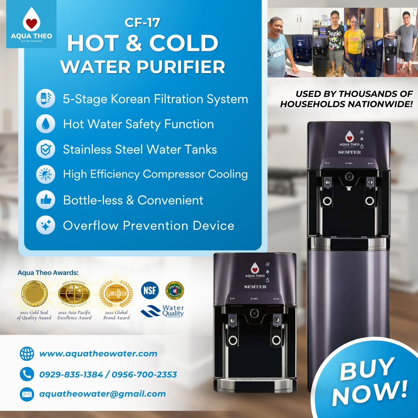 Aqua Theo Water Systems Facebook ad: Subok at Pinagkakatiwalaan ng Libu-libong Pamilya sa Buong…