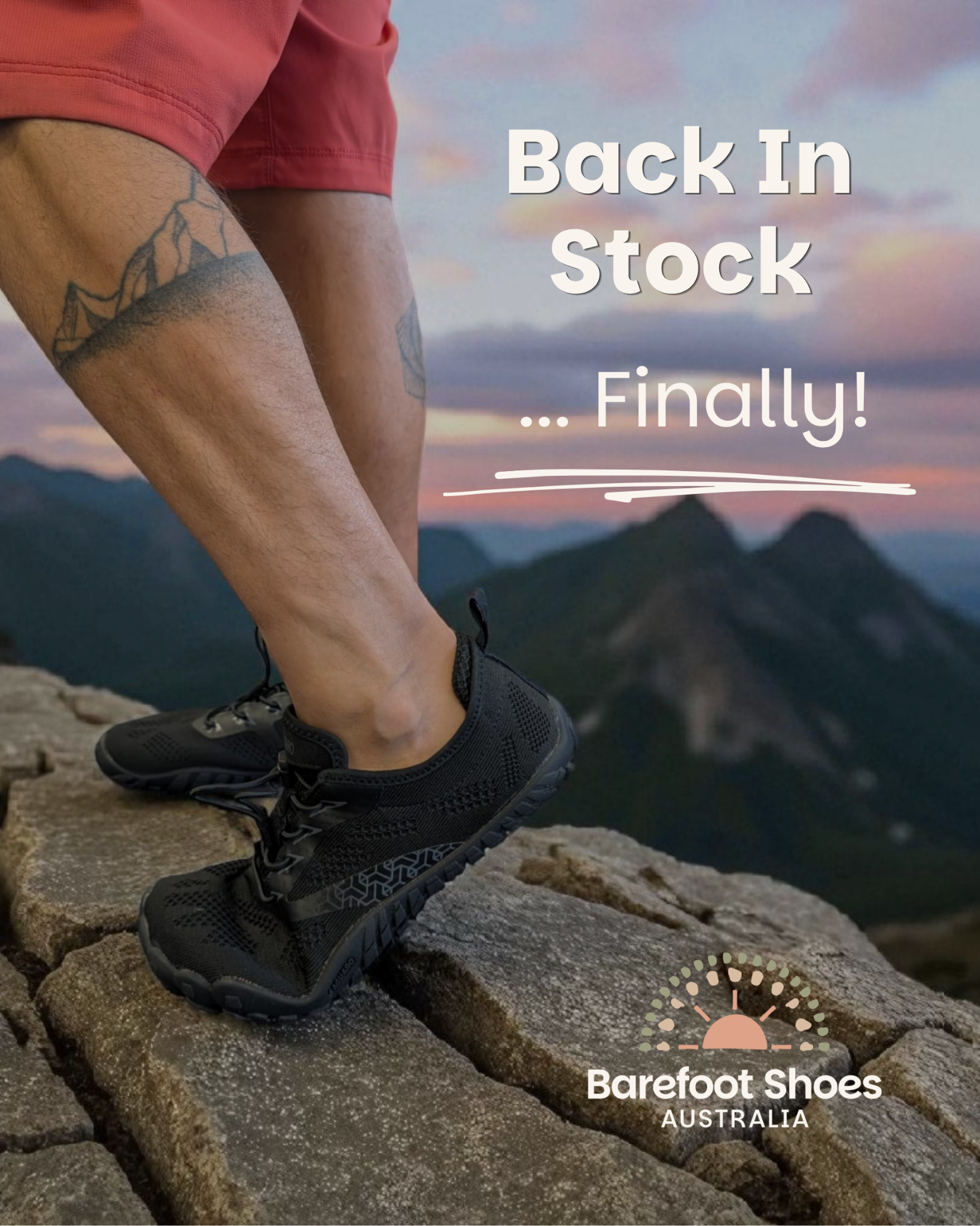 Barefoot Shoes Australia Facebook ad