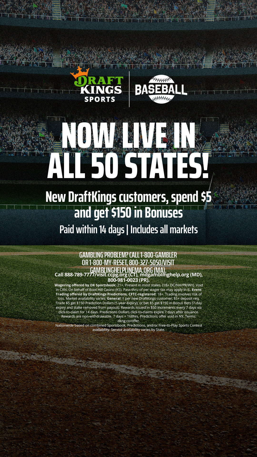 DraftKings Sports Facebook ad