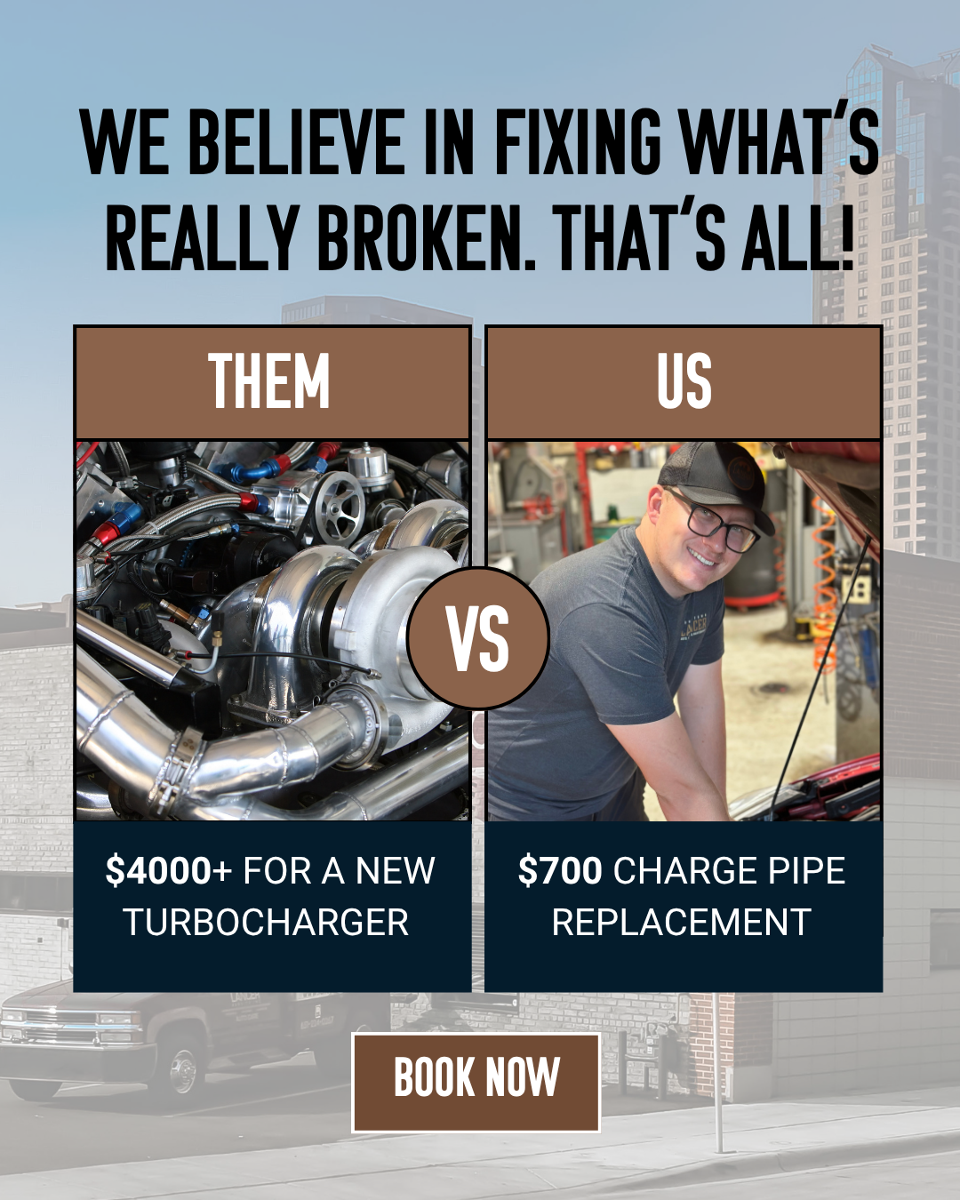 Lancer Service Facebook ad: See What’s Real. Skip What’s Not.