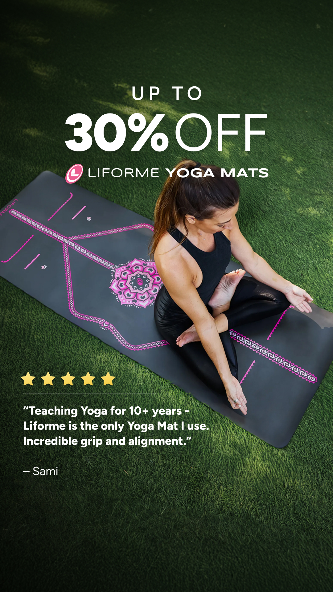 Liforme Facebook ad