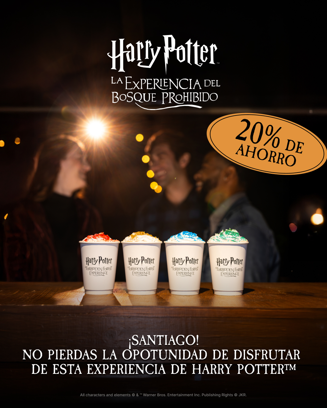 Harry Potter: A Forbidden Forest Experience Facebook ad