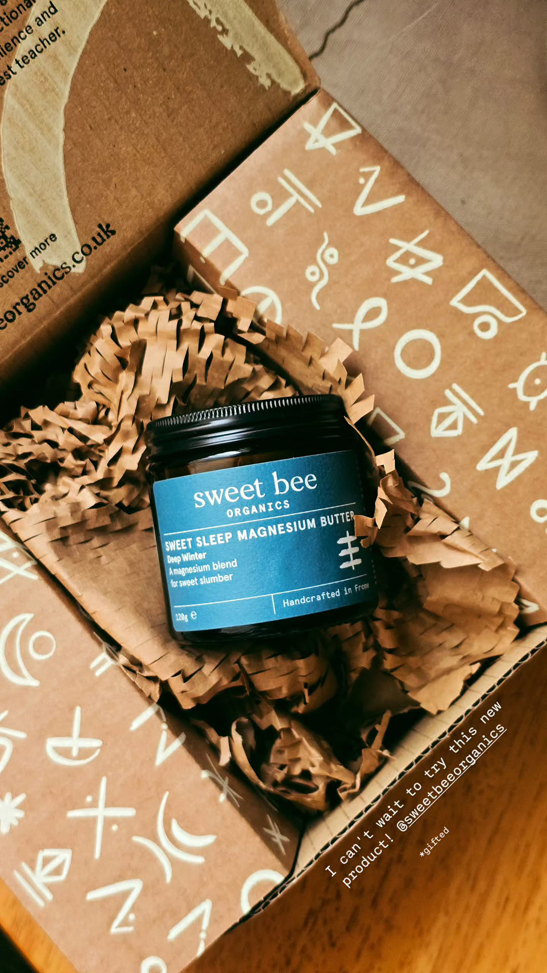 Sweet Bee Organics Facebook ad