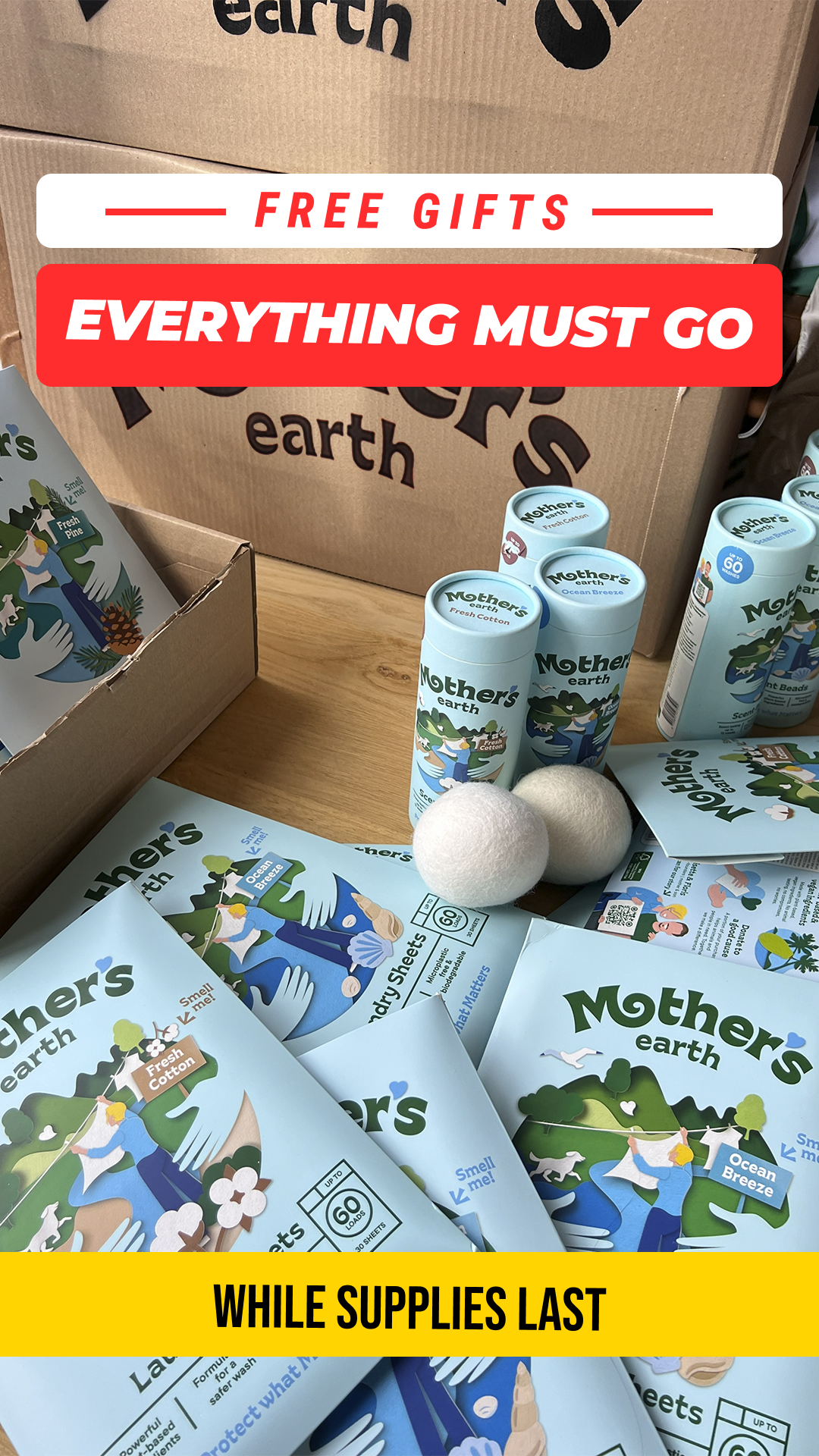 Mothers Earth Facebook ad
