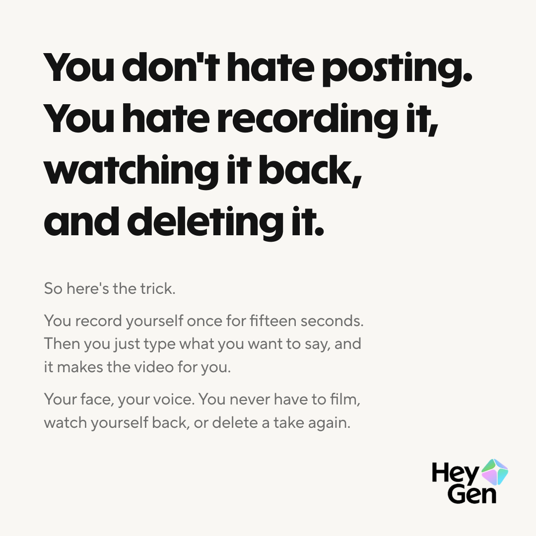 HeyGen Facebook ad