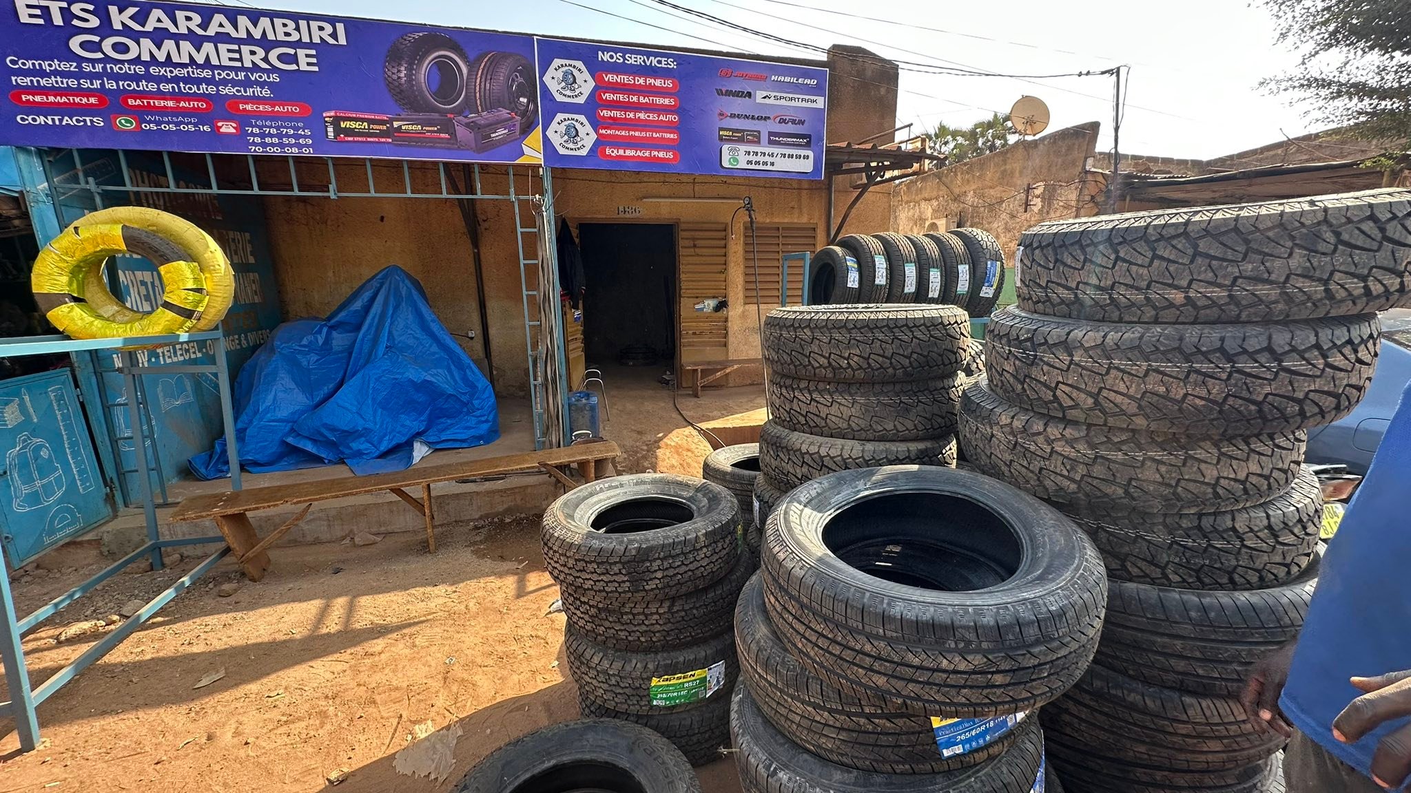 Karambiri Automotive Sarl Facebook ad: NOUVEL ARRIVAGE DE PNEUS NEUFS CHEZ Karambiri Automotive…