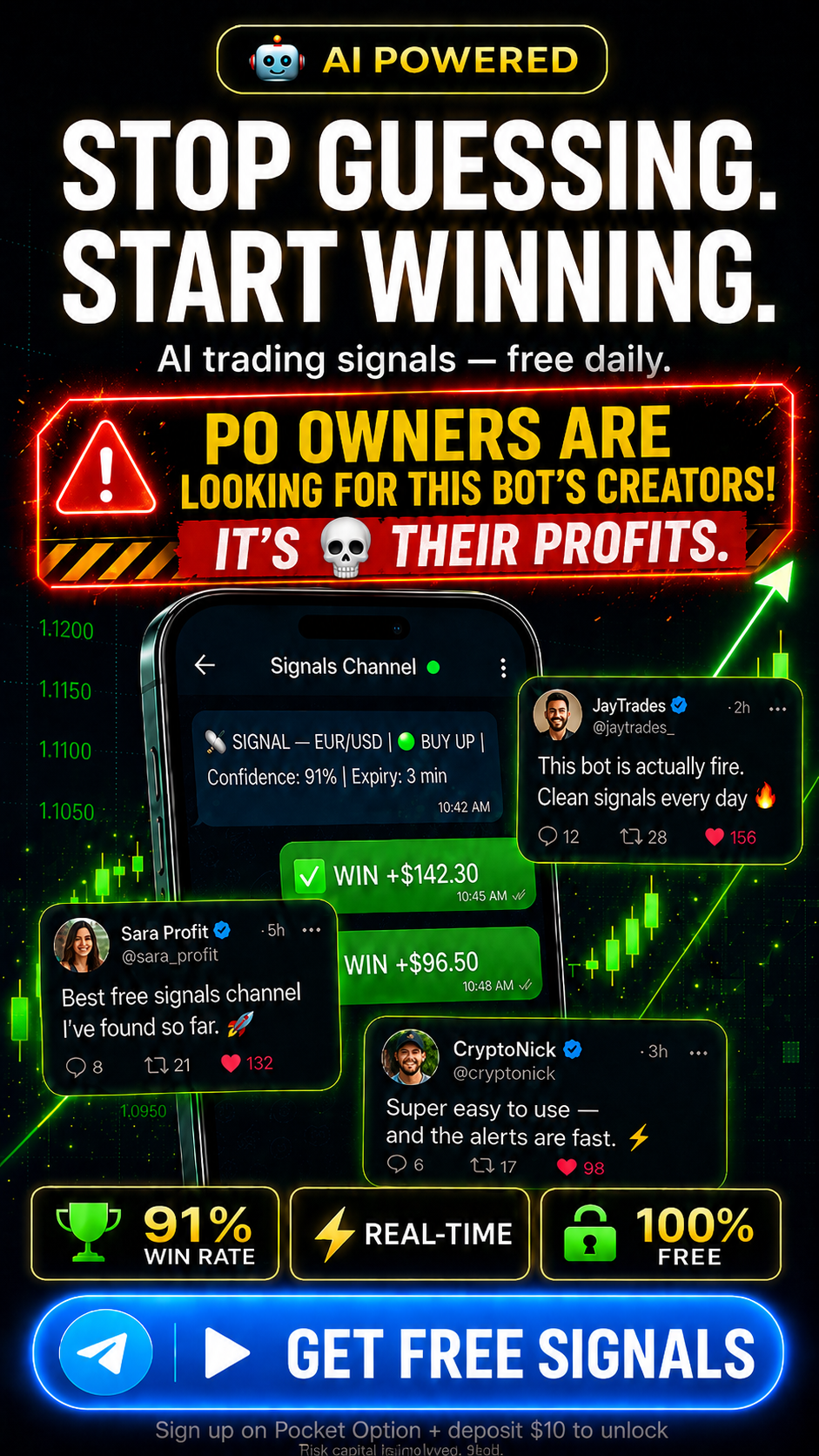 Trade Like A Chris Facebook ad