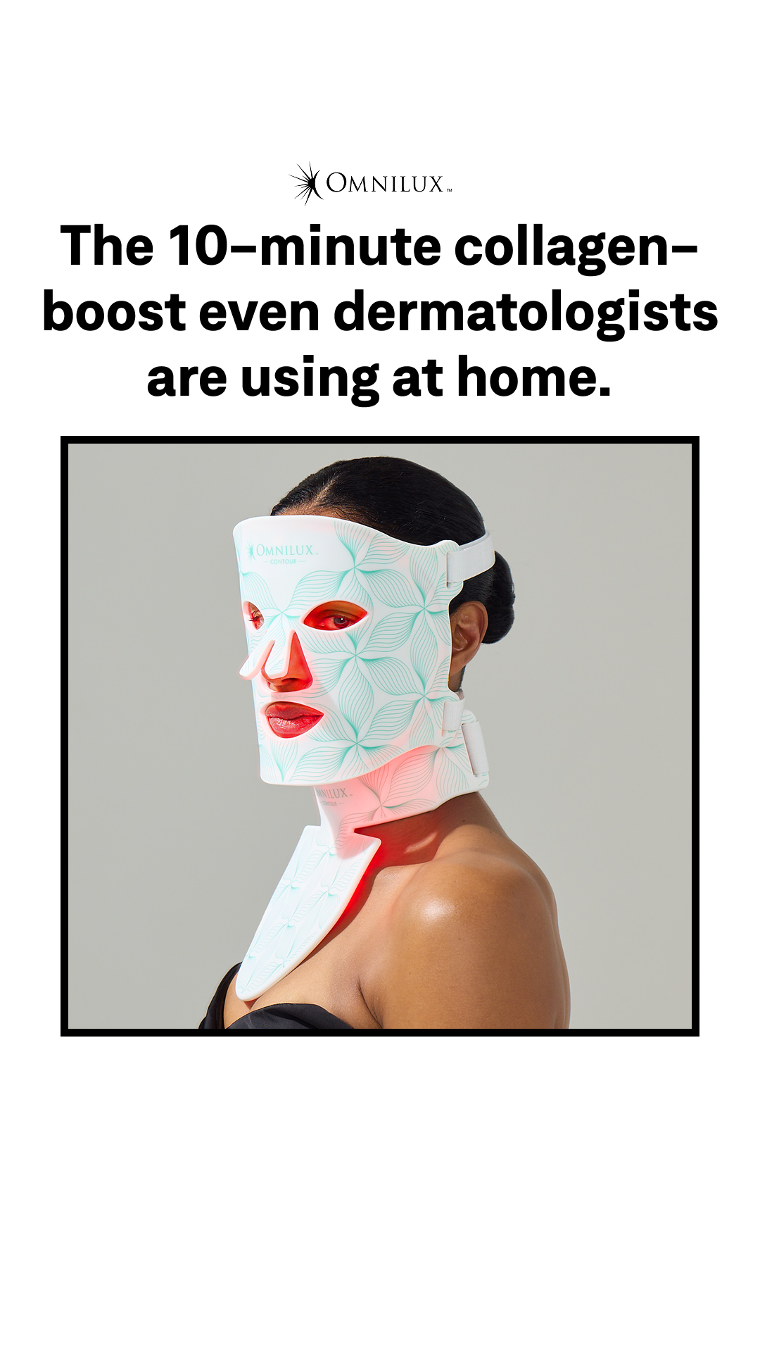 Omnilux Facebook ad
