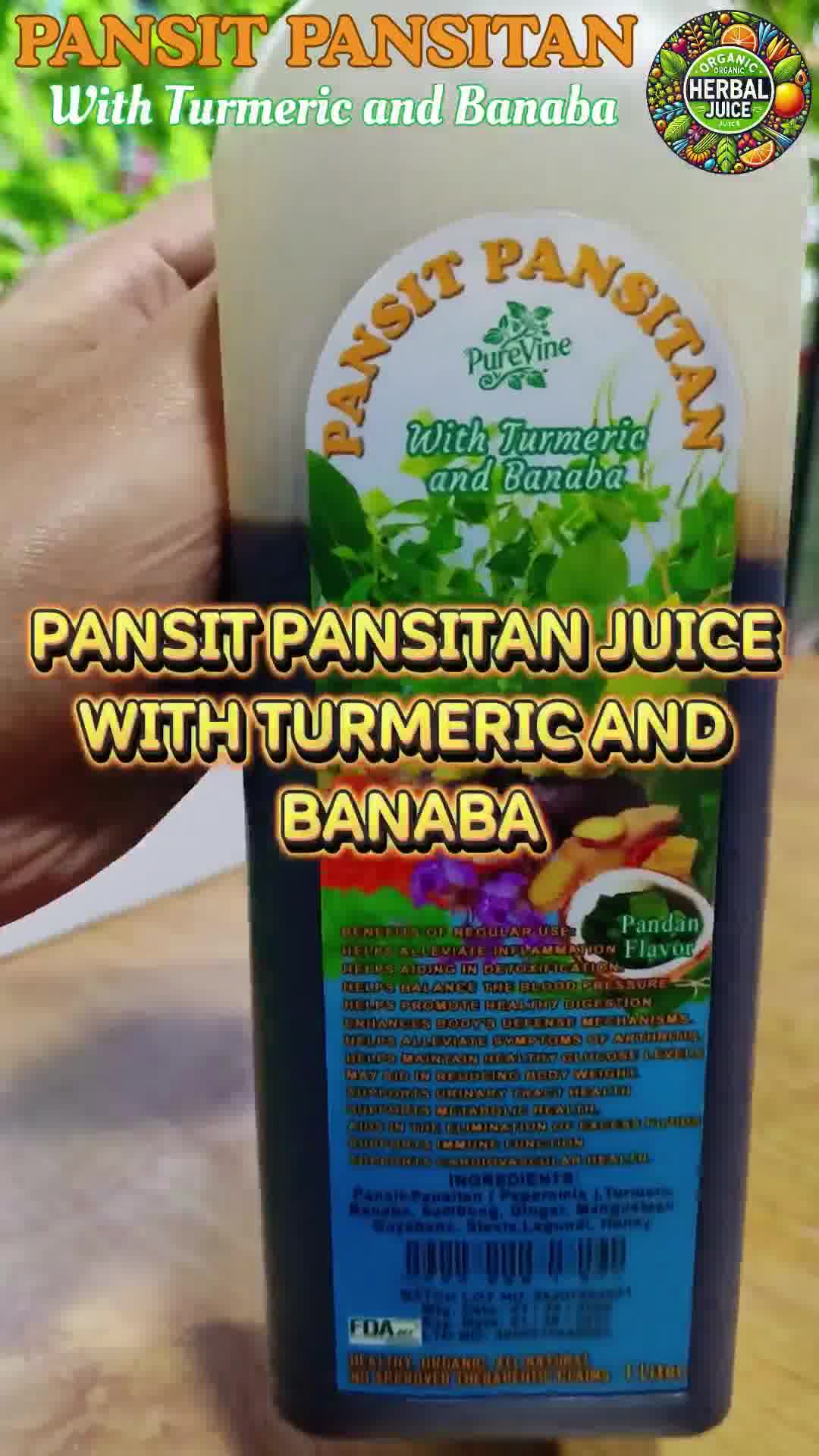 Organic Herbal Juice Facebook ad: 4.9/5.0 Ratings