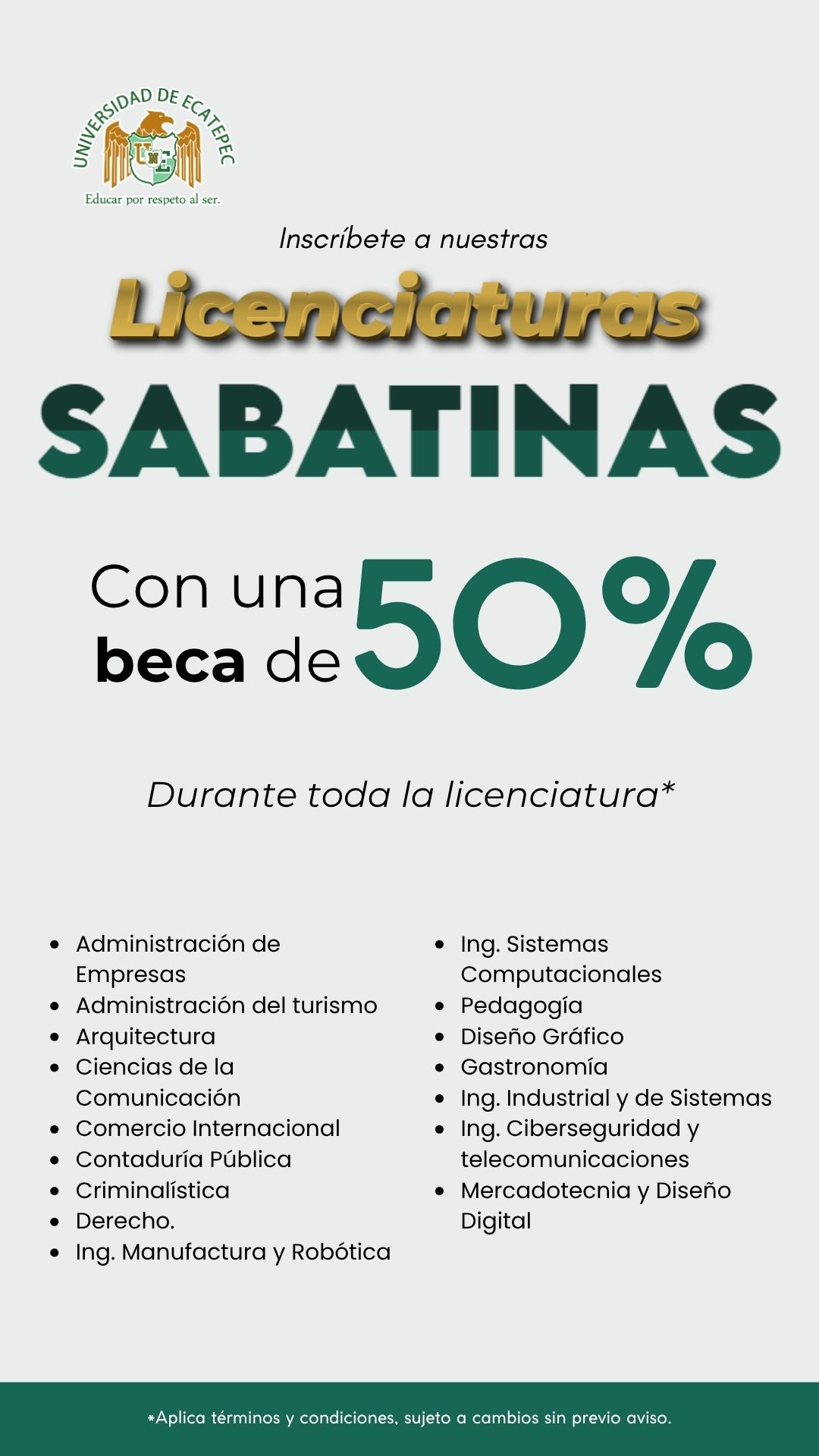 Universidad de Ecatepec UNE Facebook ad from Nov 7, 2025