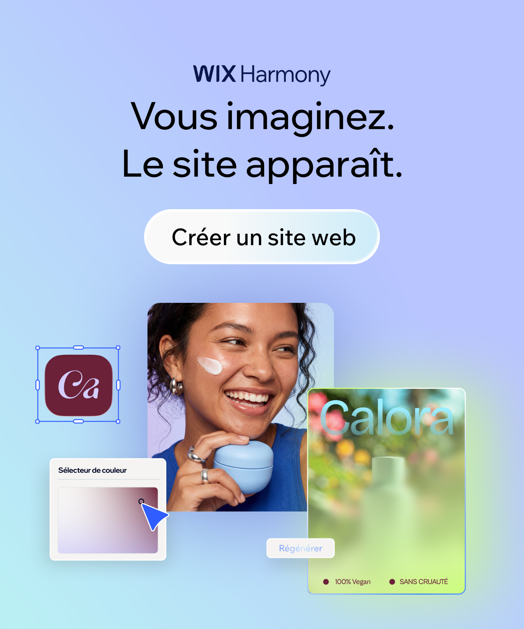 Wix Facebook ad