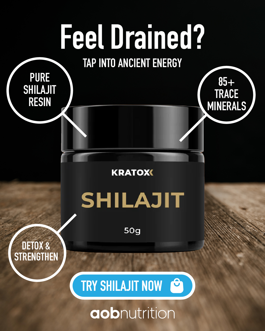 AOB Nutrition Facebook ad