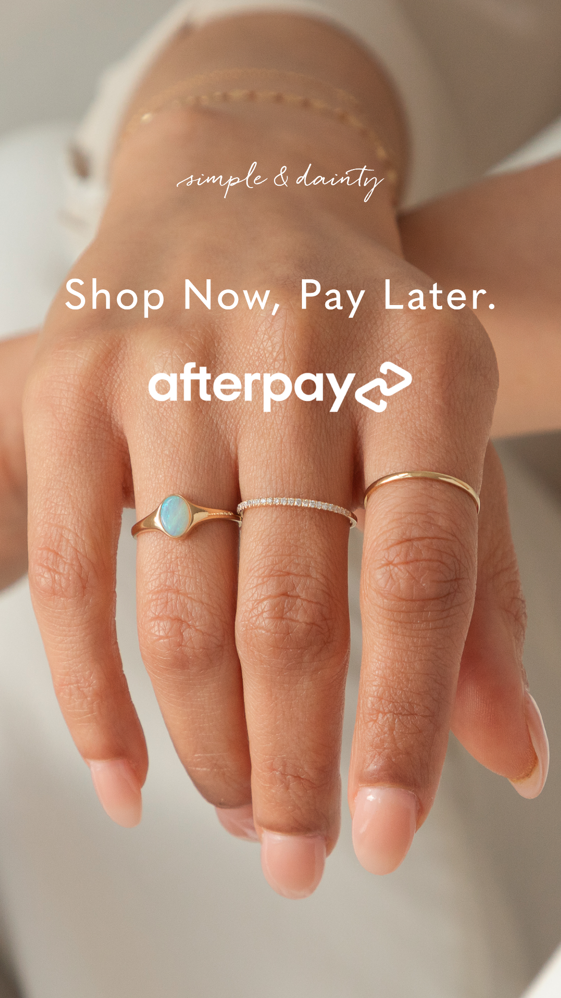 Simple & Dainty Facebook ad