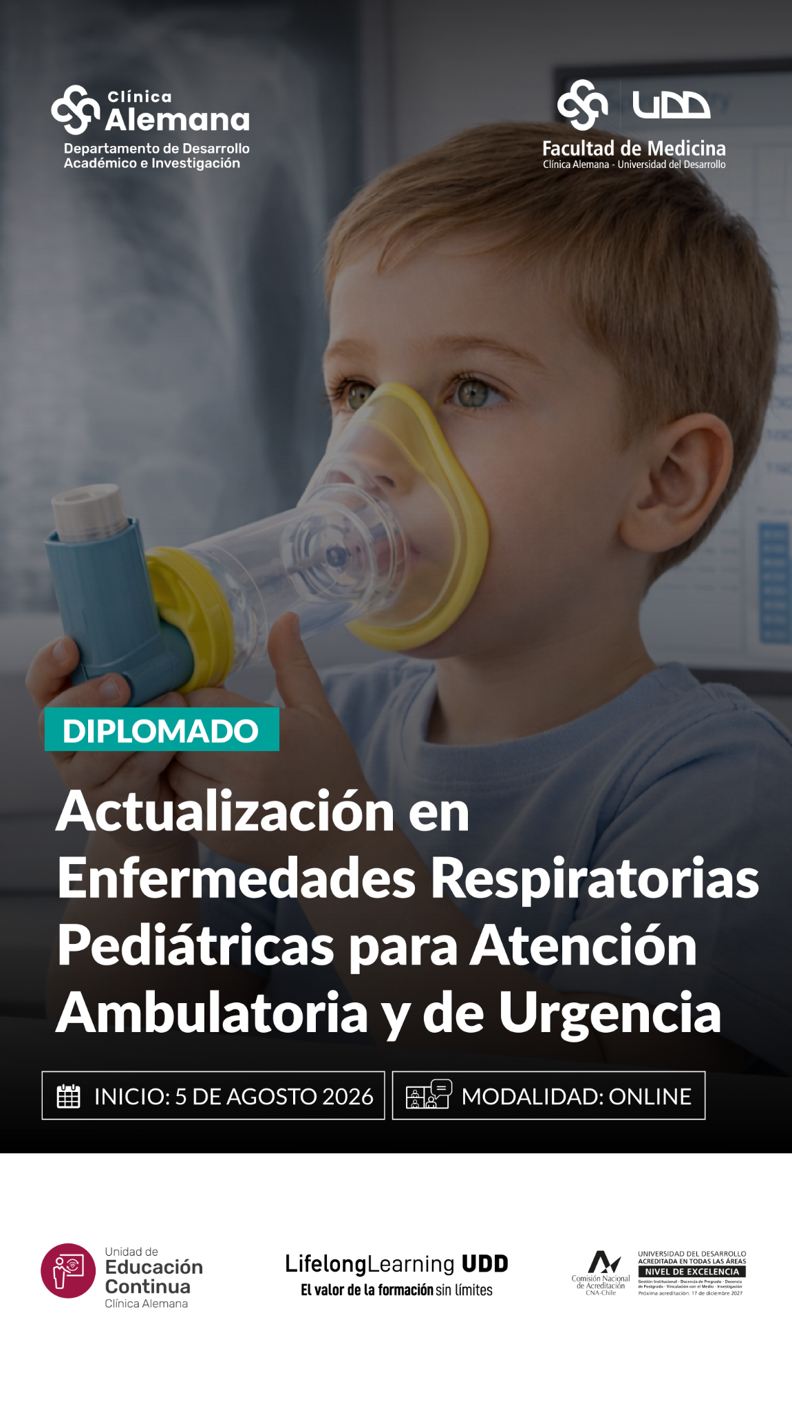 Facultad de Medicina Clínica Alemana Universidad del Desarrollo Facebook ad from May 25, 2026