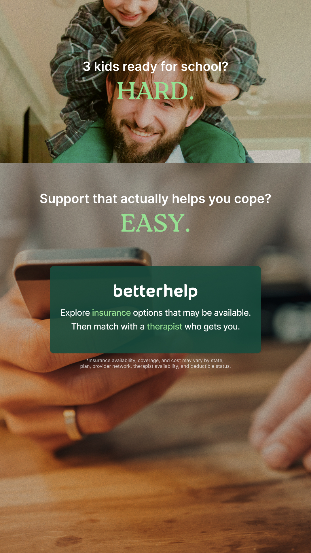 BetterHelp Facebook ad
