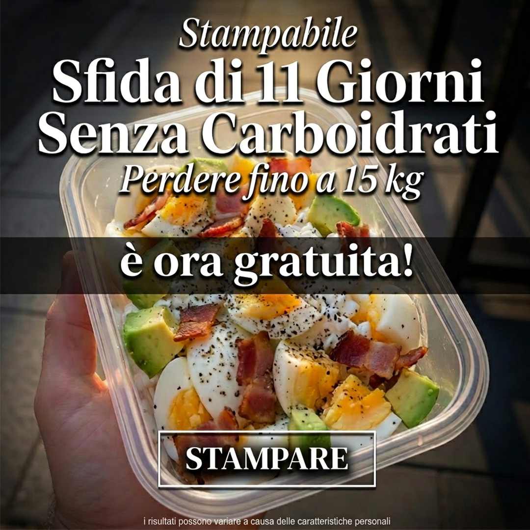 No Carbs Challenge Facebook ad