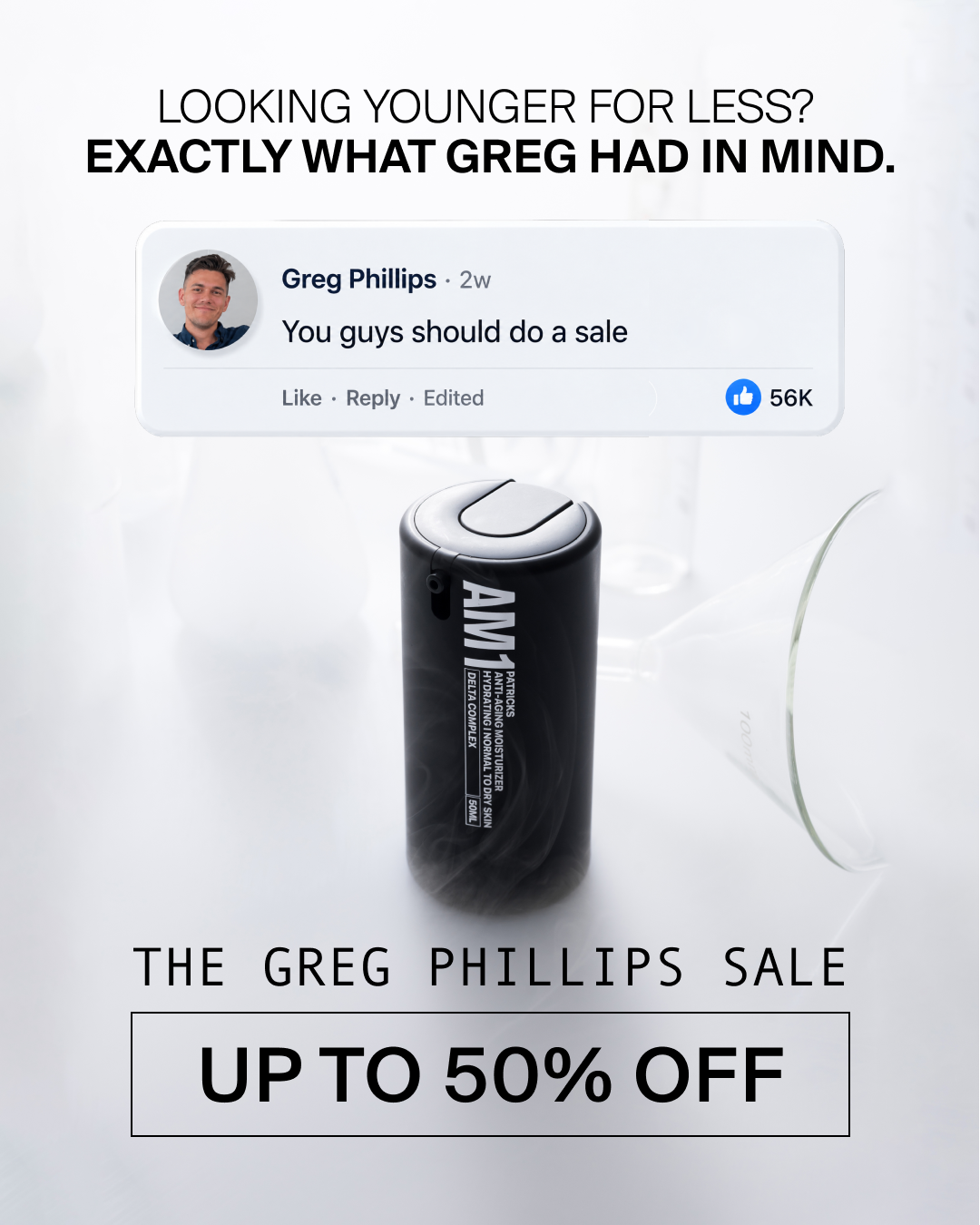 PATRICKS Facebook ad