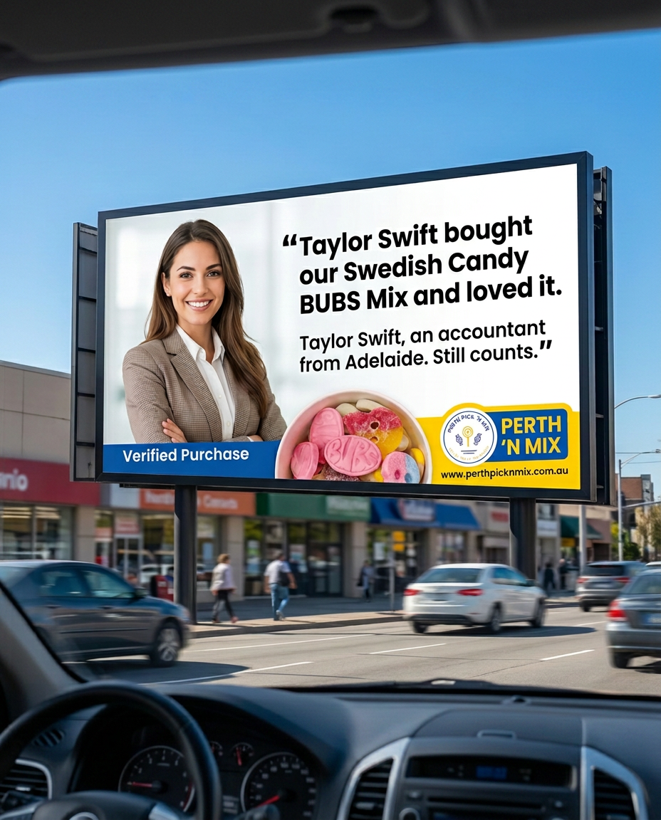 PERTH PICK 'N' MIX Facebook ad from Jul 30, 2026