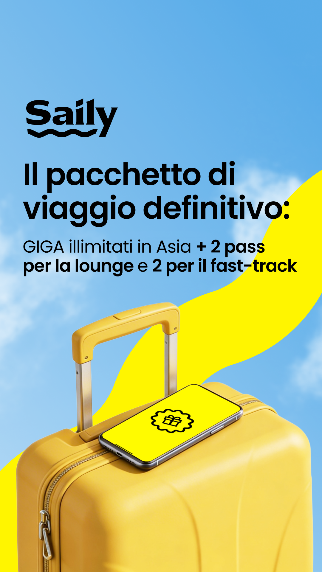 Saily Facebook ad
