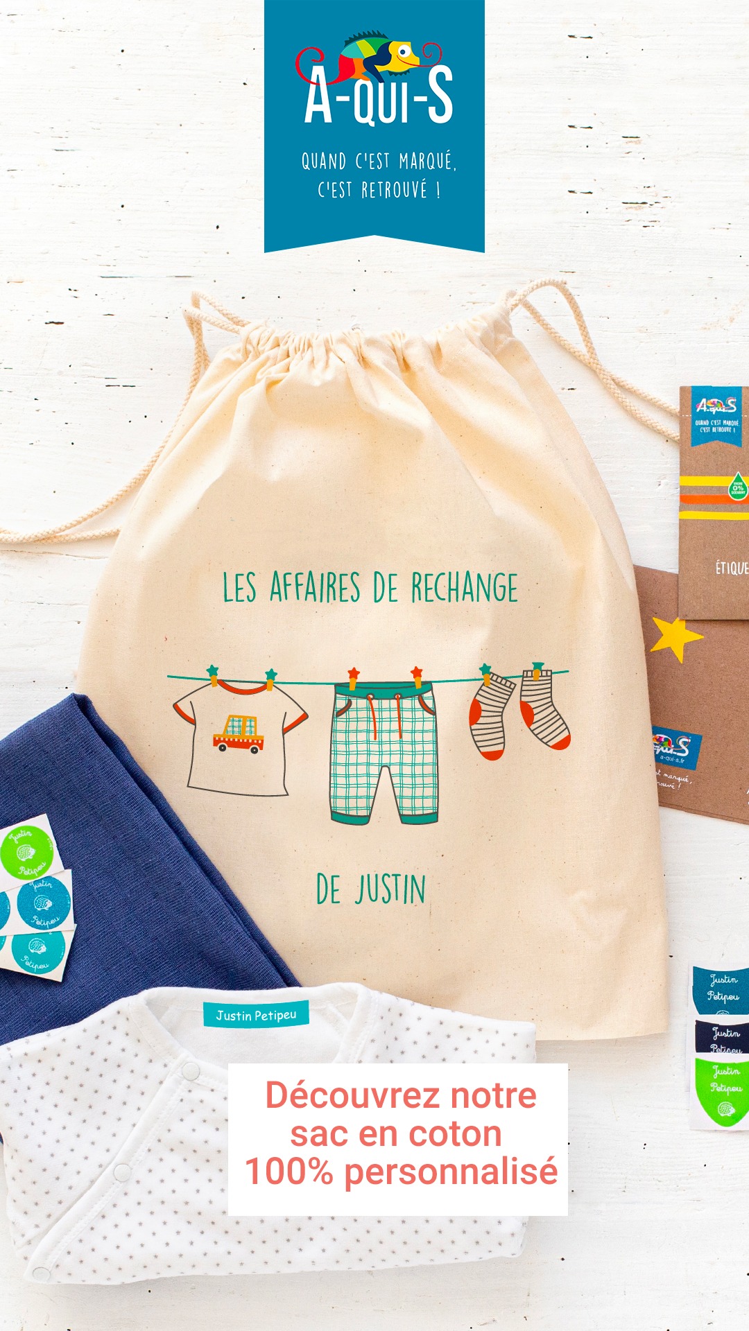 A-qui-S Facebook ad: Pour la crèche ou la maternelle