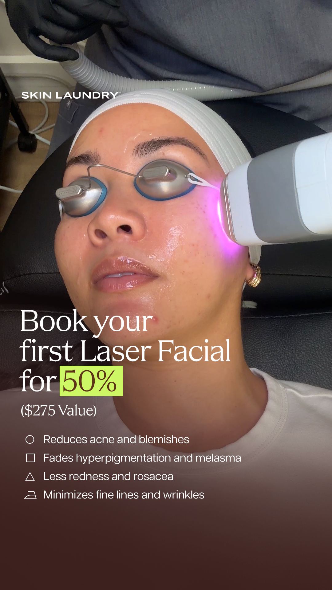 Skin Laundry Facebook ad