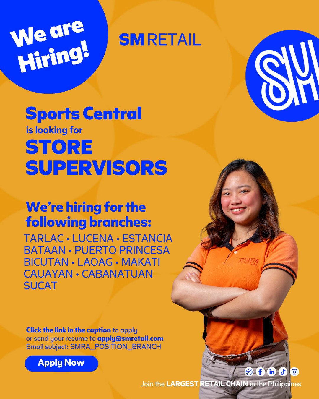 SM Retail, Inc. Careers Facebook ad: πͺπ²'πΏπ² π΅πΆπΏπΆπ»π΄ π¦π§π’π₯π π¦π¨π£ππ₯π©ππ¦π’π₯π¦!