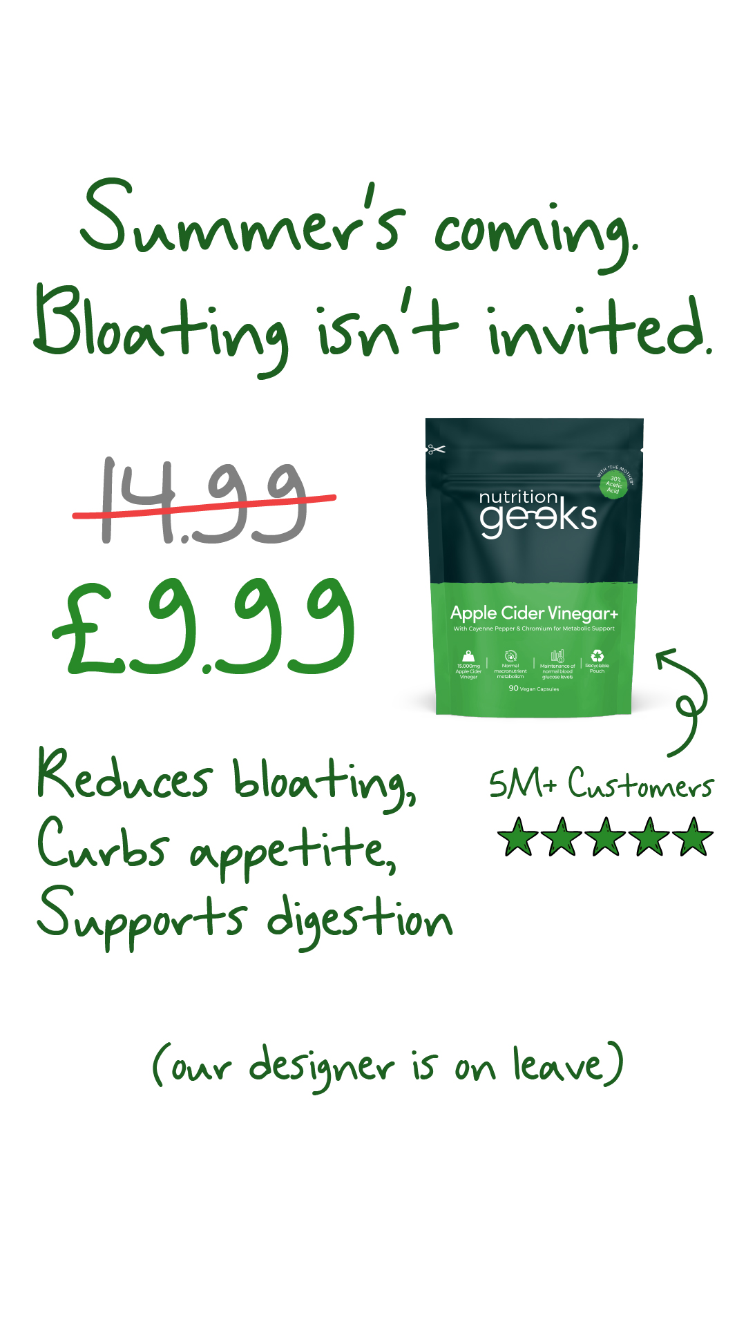 Nutrition Geeks Facebook ad