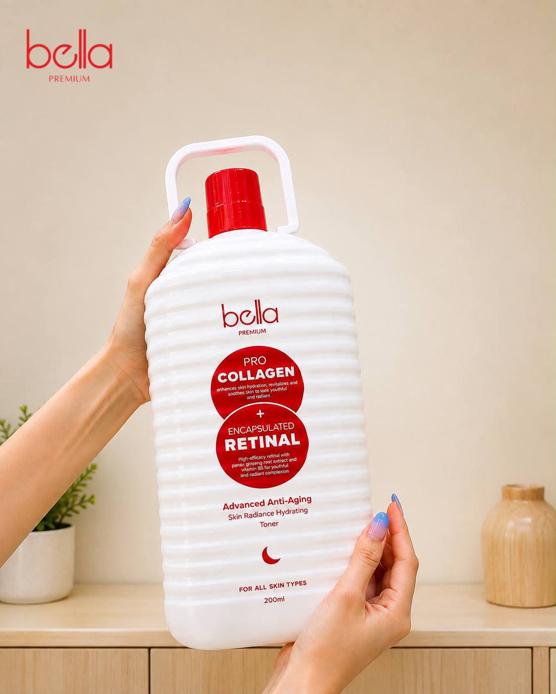 Bella Facebook ad: bella ရဲ့ Retinal Toner လေးကို