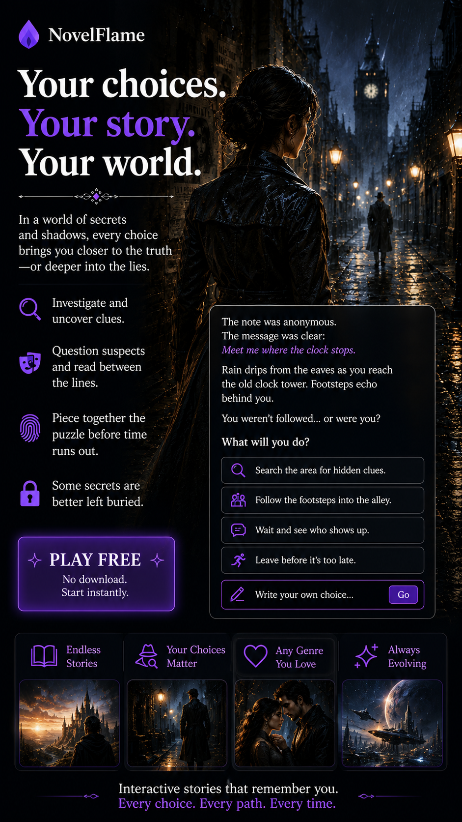 NovelFlame Facebook ad from Jun 18, 2026