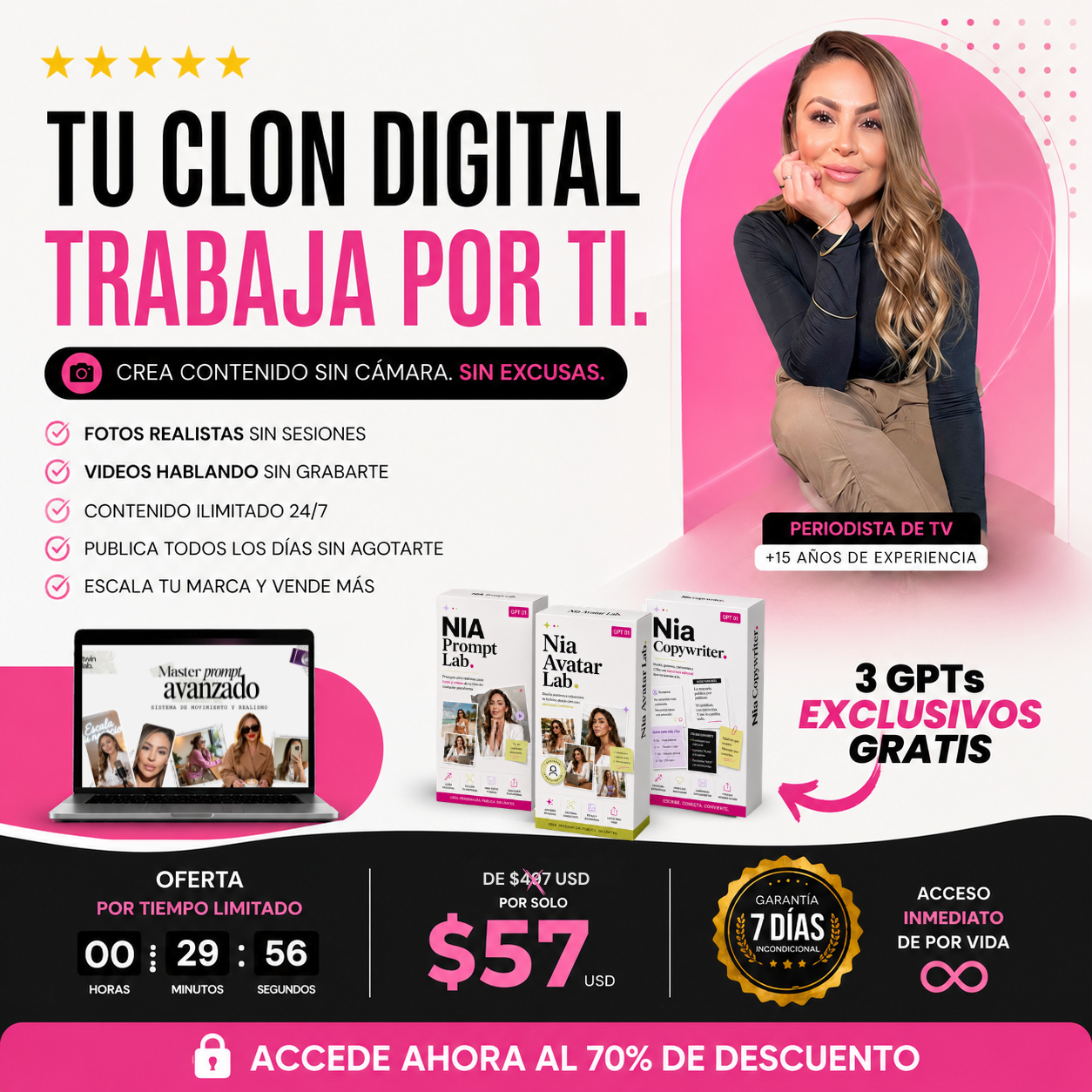 Laboratorio de Contenido Facebook ad: ¡Últimas horas a $57 USD! (Precio normal $497)