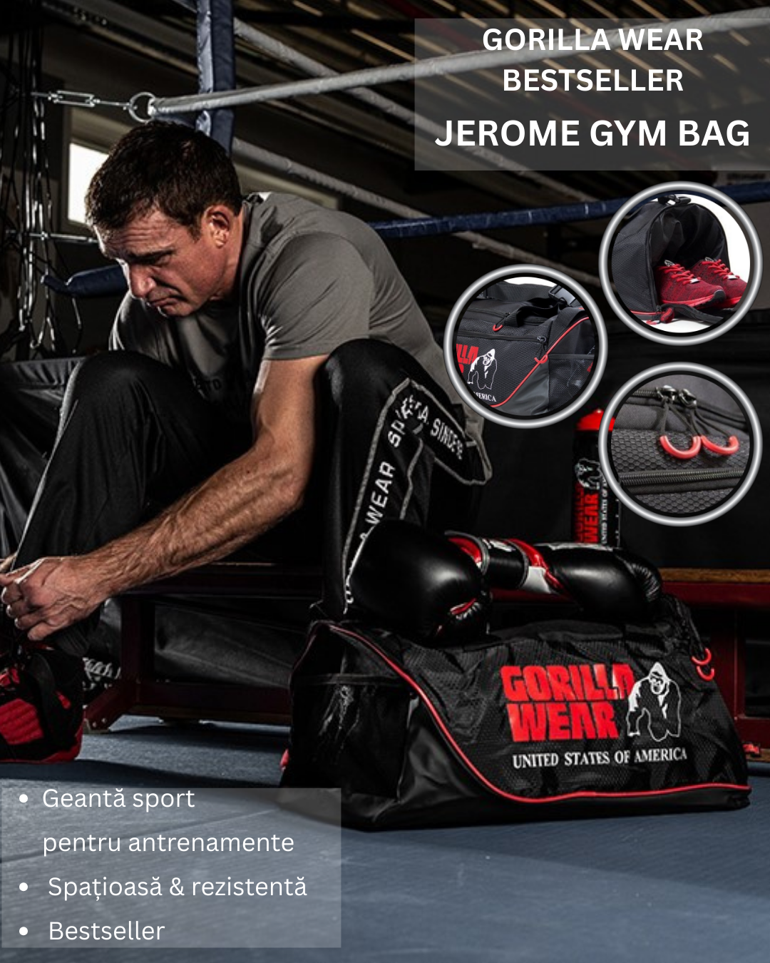 Gorilla Wear Romania Facebook ad