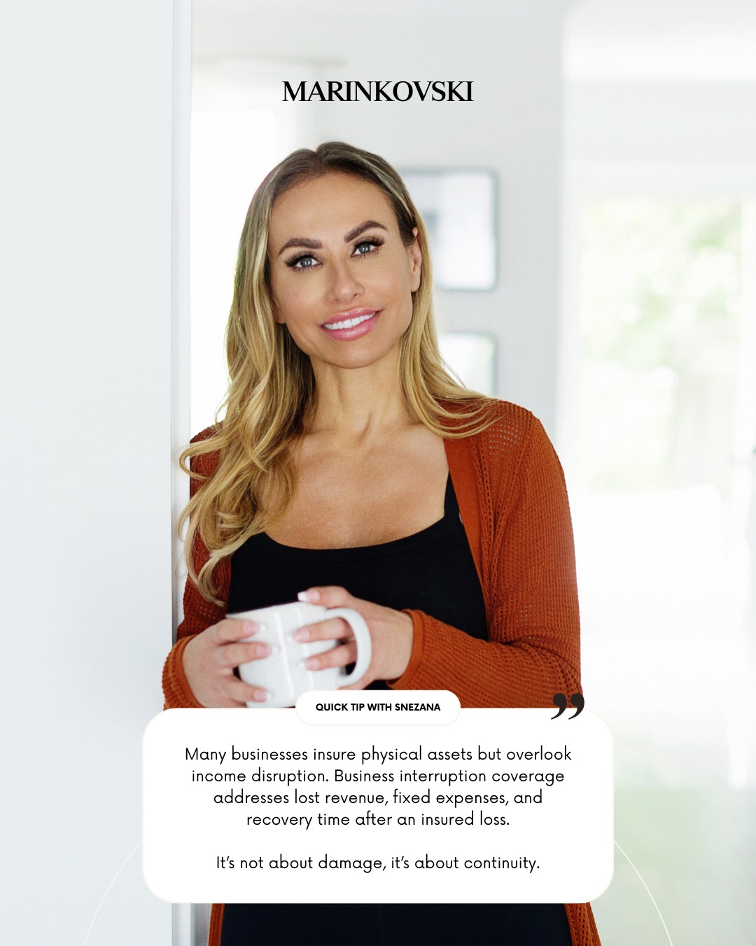 Marinkovski Insurance and Financial Services Inc. Facebook ad