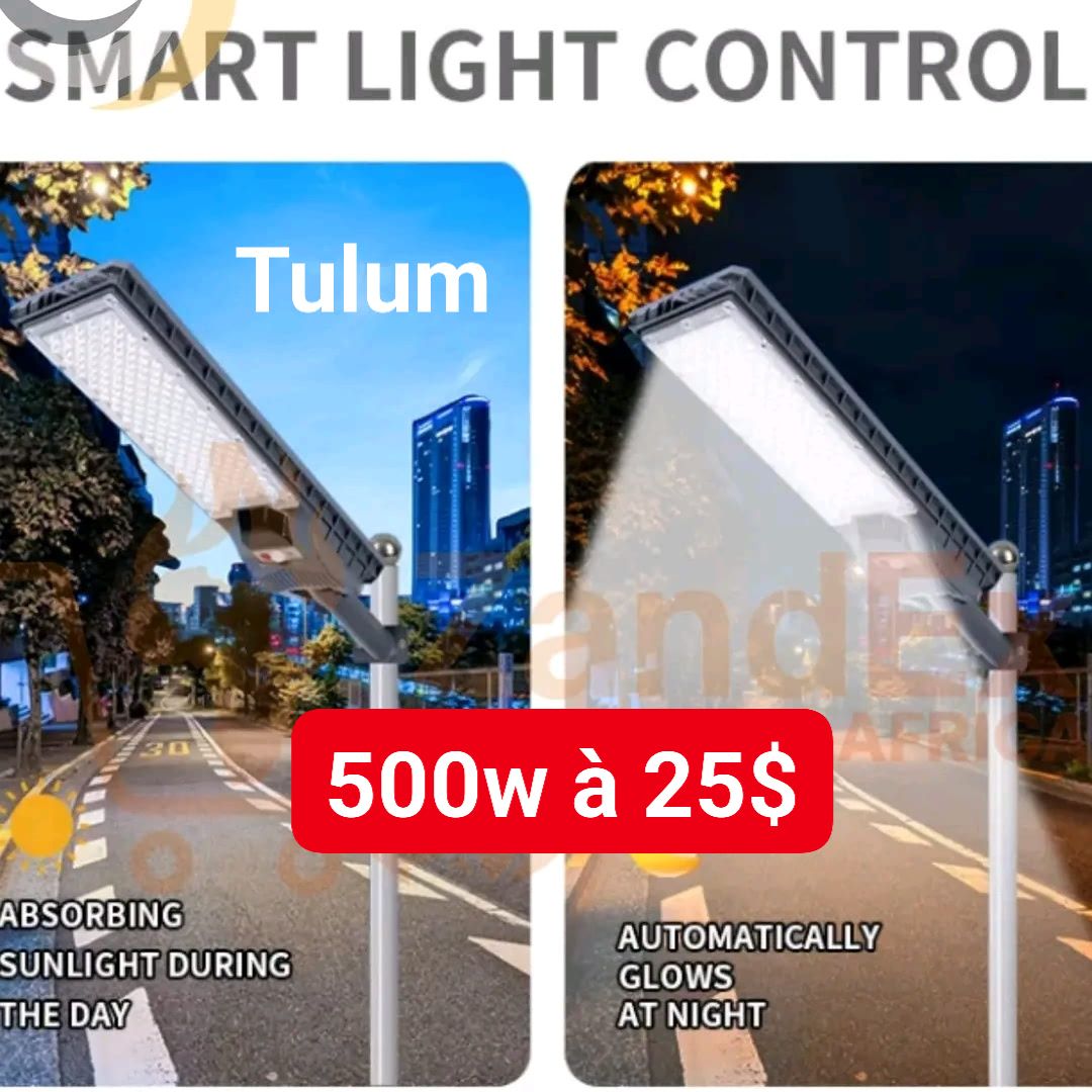 Tulum store Facebook ad: lampadaire 500w à 25 $
