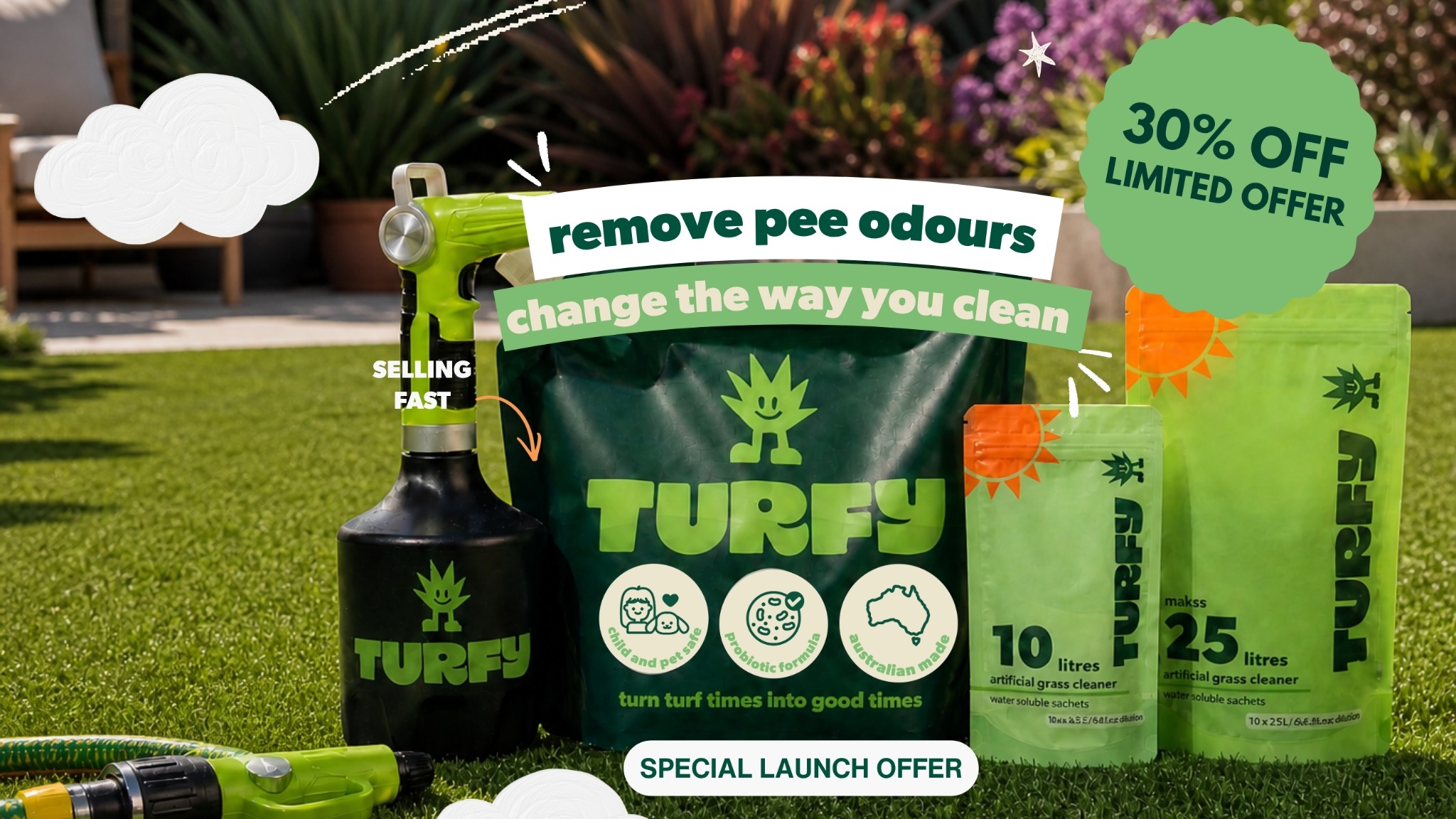 Turfy Facebook ad from Jun 5, 2026