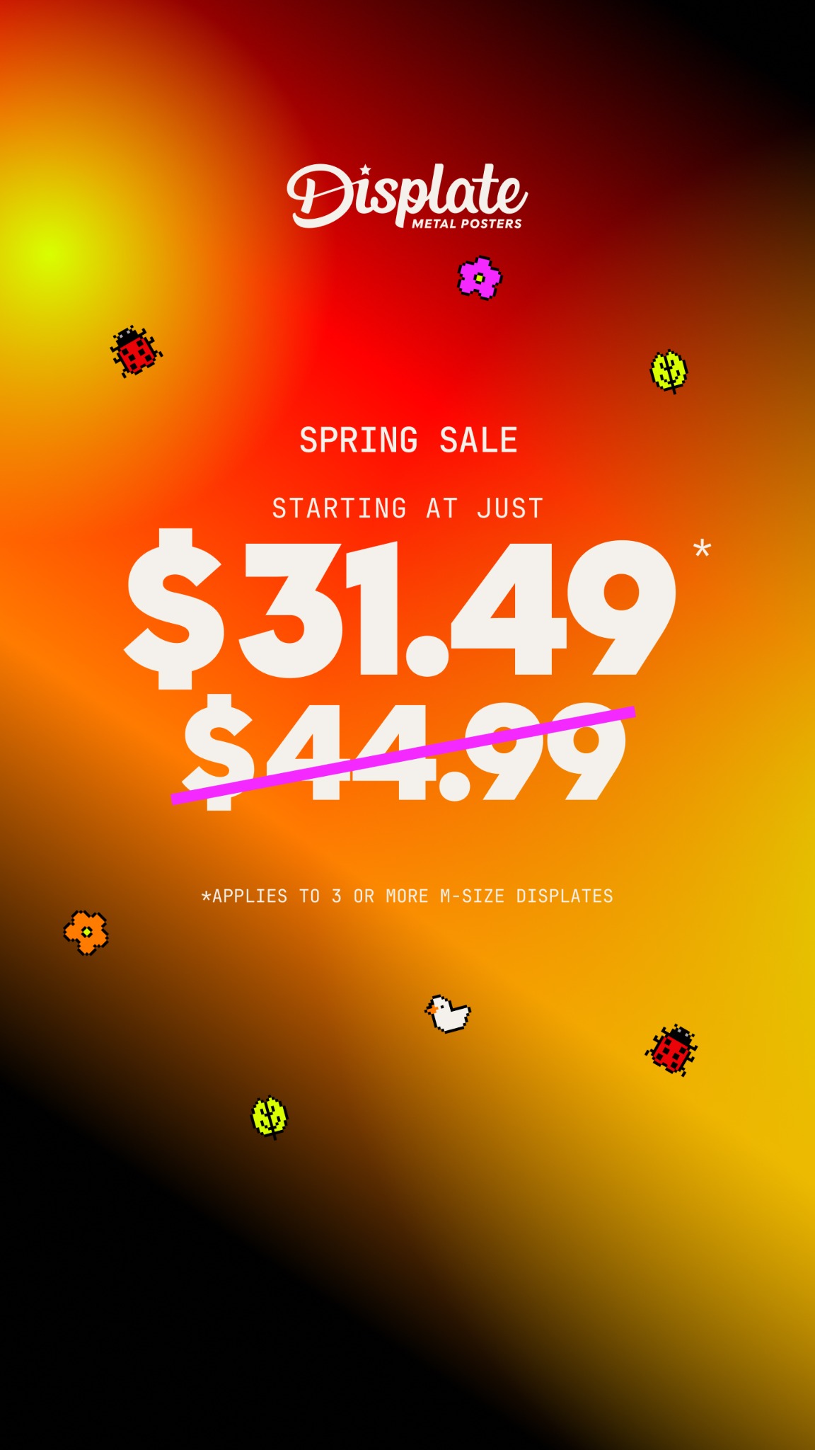 Displate Facebook ad