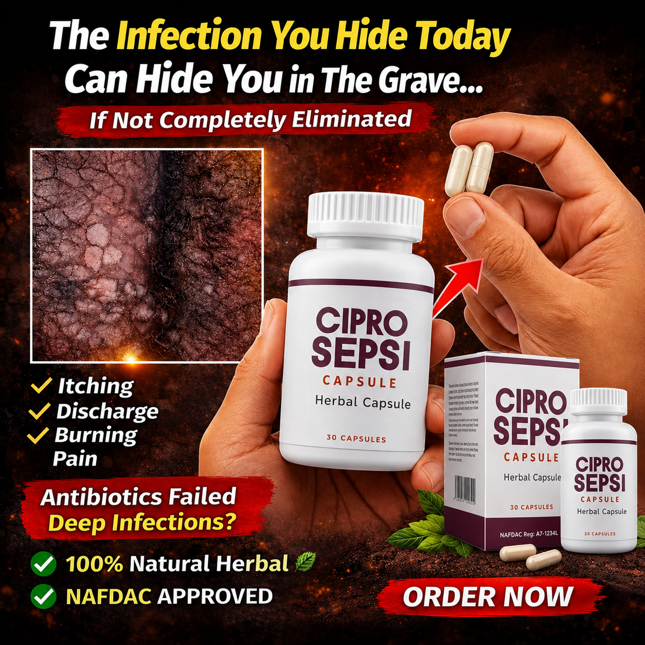 Natural Care Facebook ad: Break the Cycle of Recurring Symptoms
