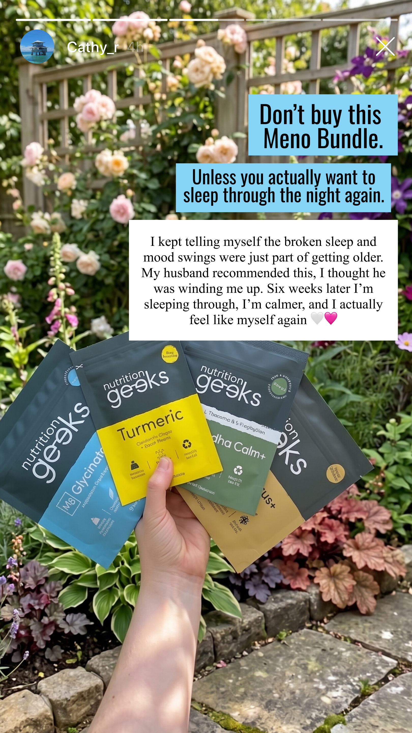 Nutrition Geeks Facebook ad