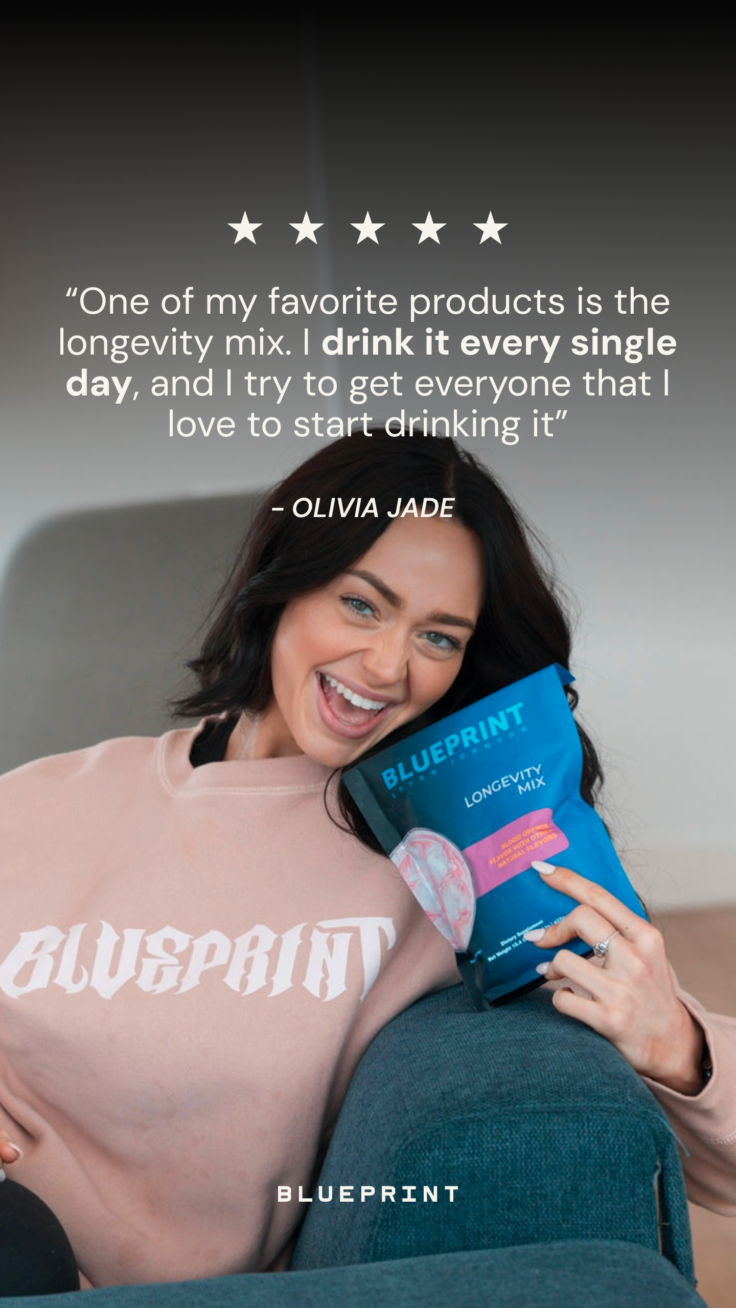 Blueprint Longevity Facebook ad
