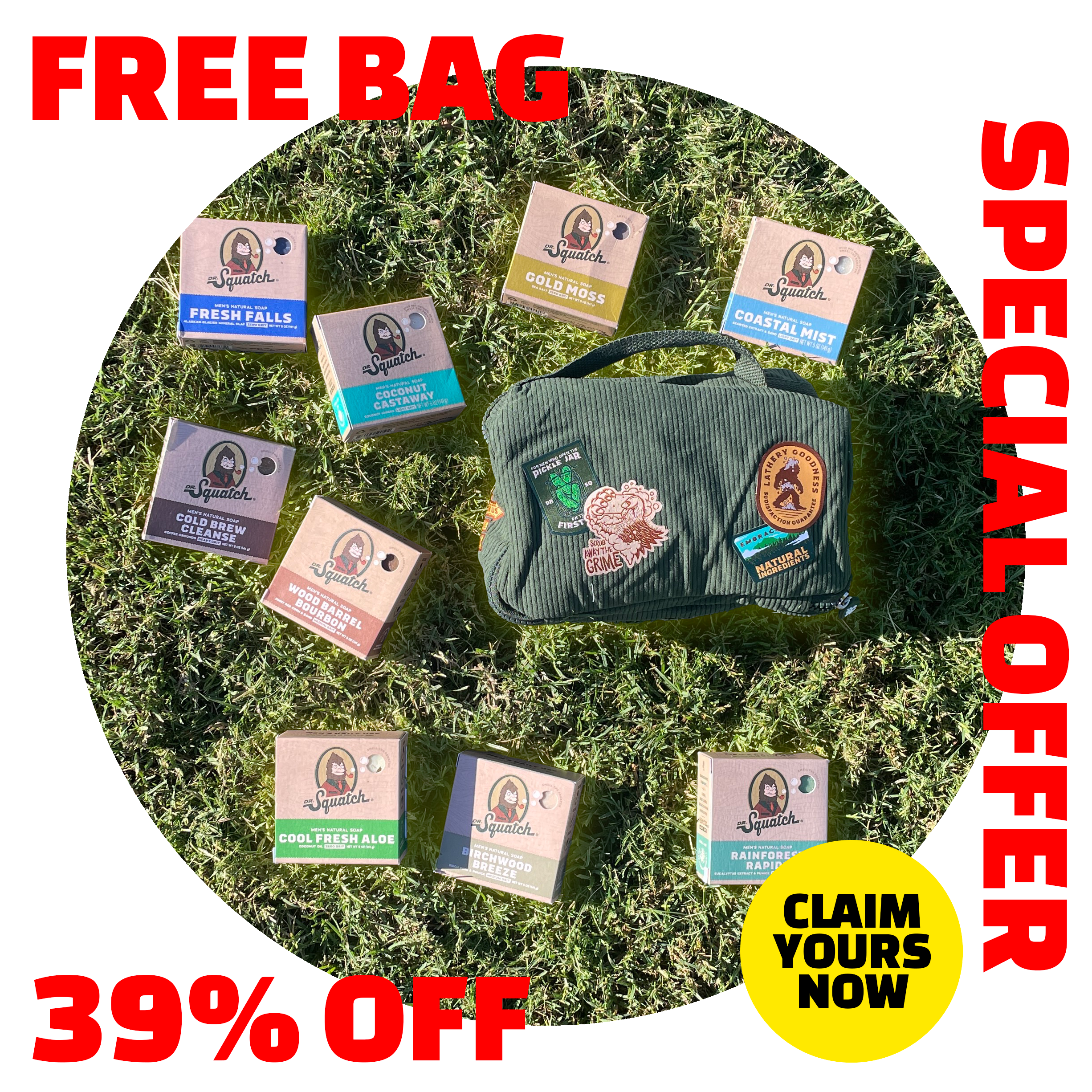 Dr. Squatch Facebook ad