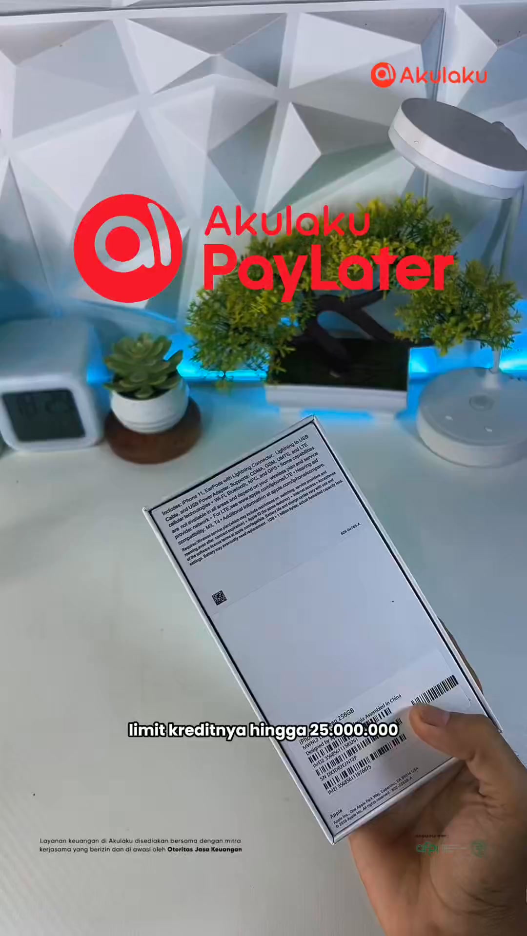 Akulaku Indonesia Facebook ad: Cicilan Tanpa Bunga!