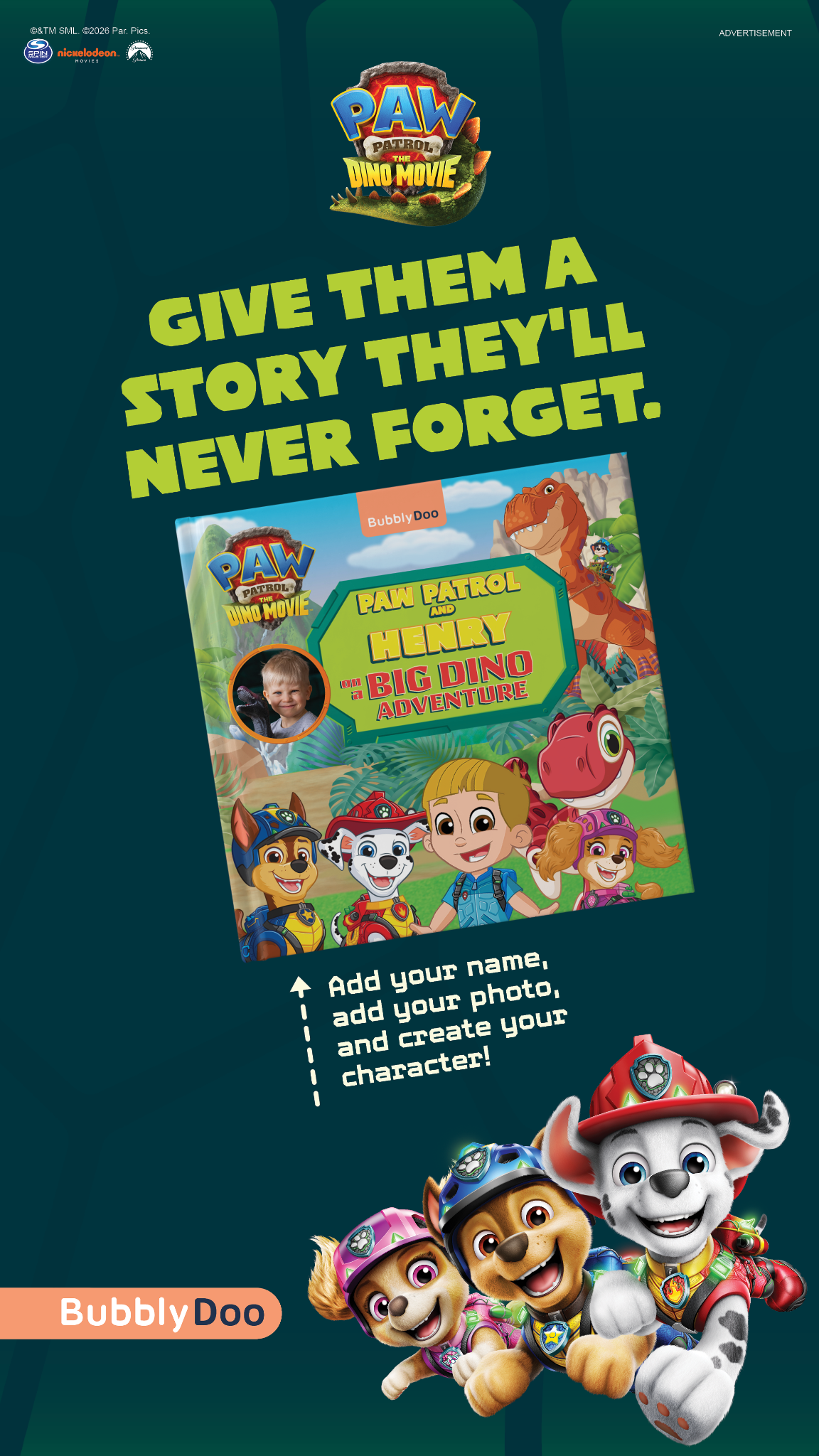 BubblyDoo Books Facebook ad