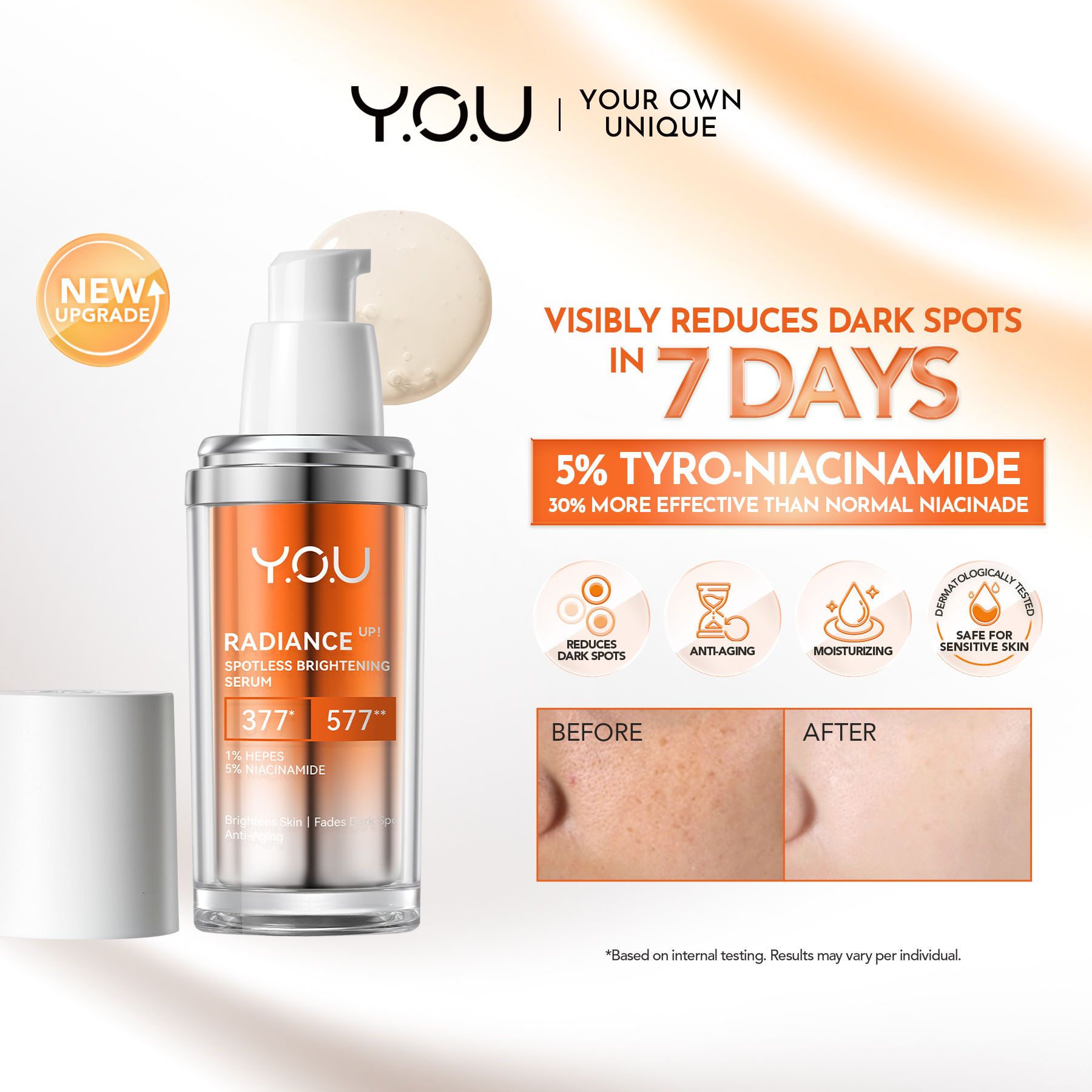 Y.O.U Beauty Facebook ad