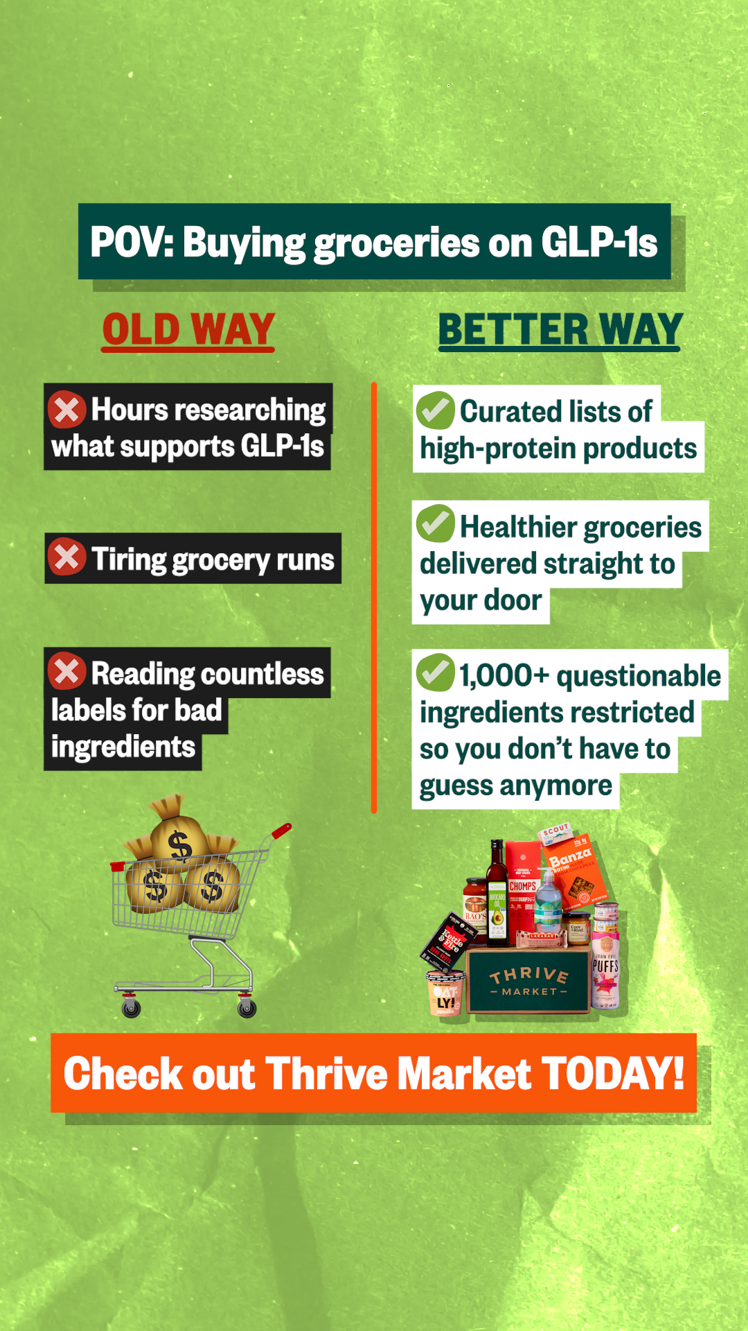 Thrive Market Facebook ad
