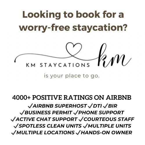 KM Staycations Facebook ad