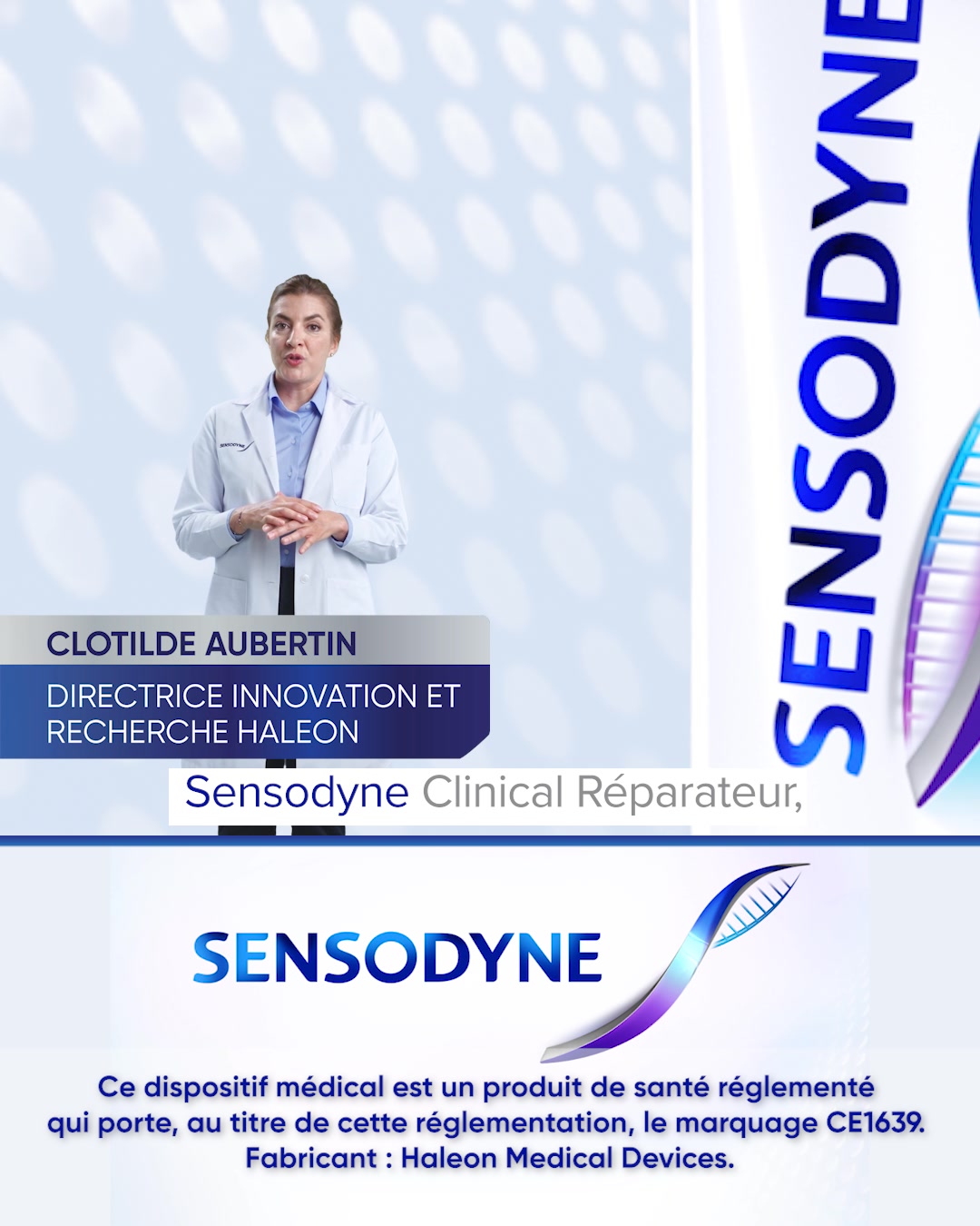 Sensodyne France Facebook ad: Sensodyne Clinical Réparateur