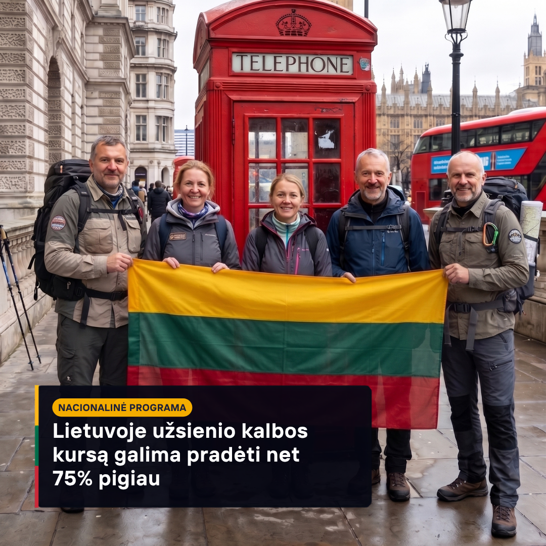 Užsienio kalbų ir tobulėjimo centras Facebook ad