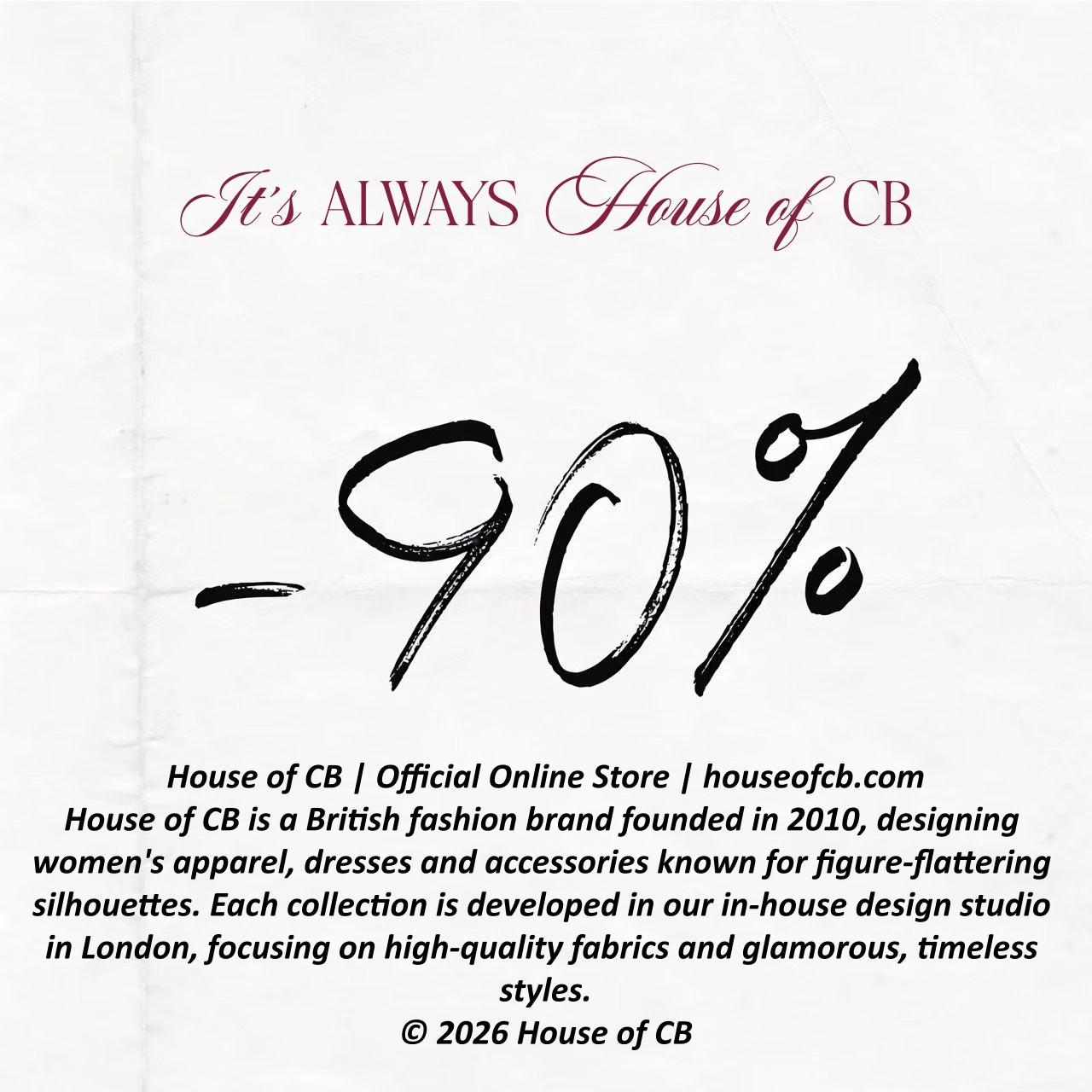 Houseofcb  shop Facebook ad