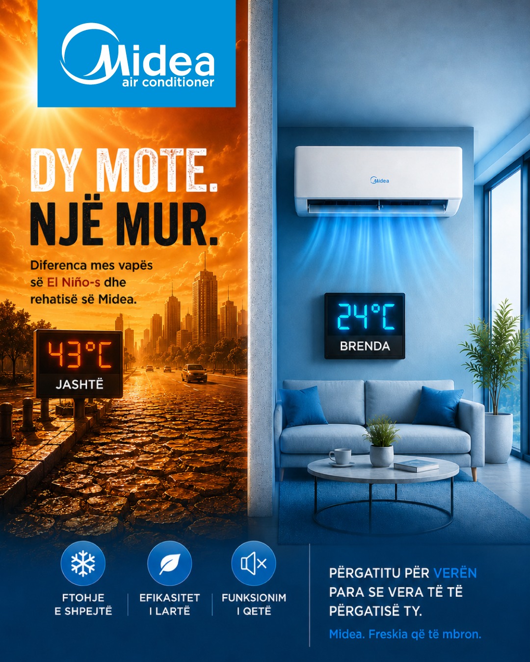 Adnani Group Facebook ad: Paralajmërim: Temperaturat po rriten çdo ditë, dhe El…